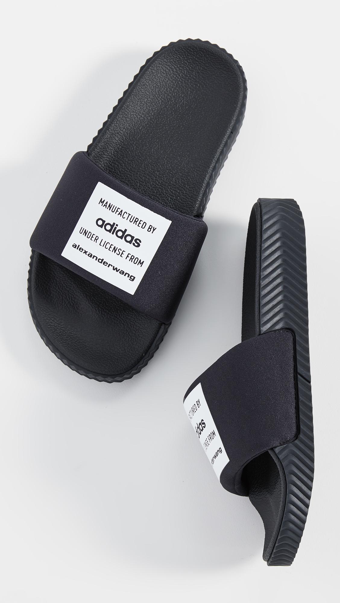 alexander wang adilette slides
