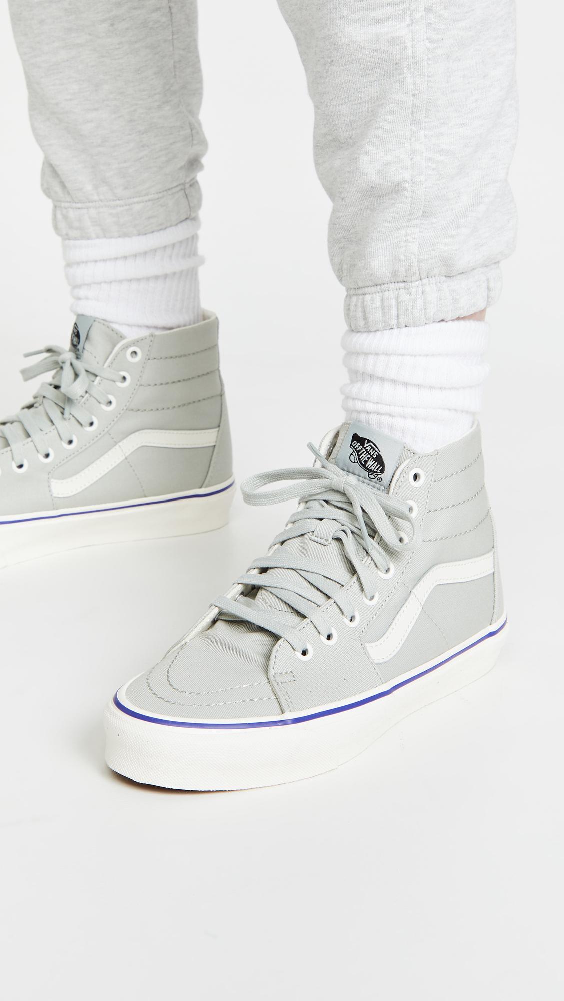Vans Canvas Retro Cali Sk8-hi Tapered Sneakers in Gray | Lyst