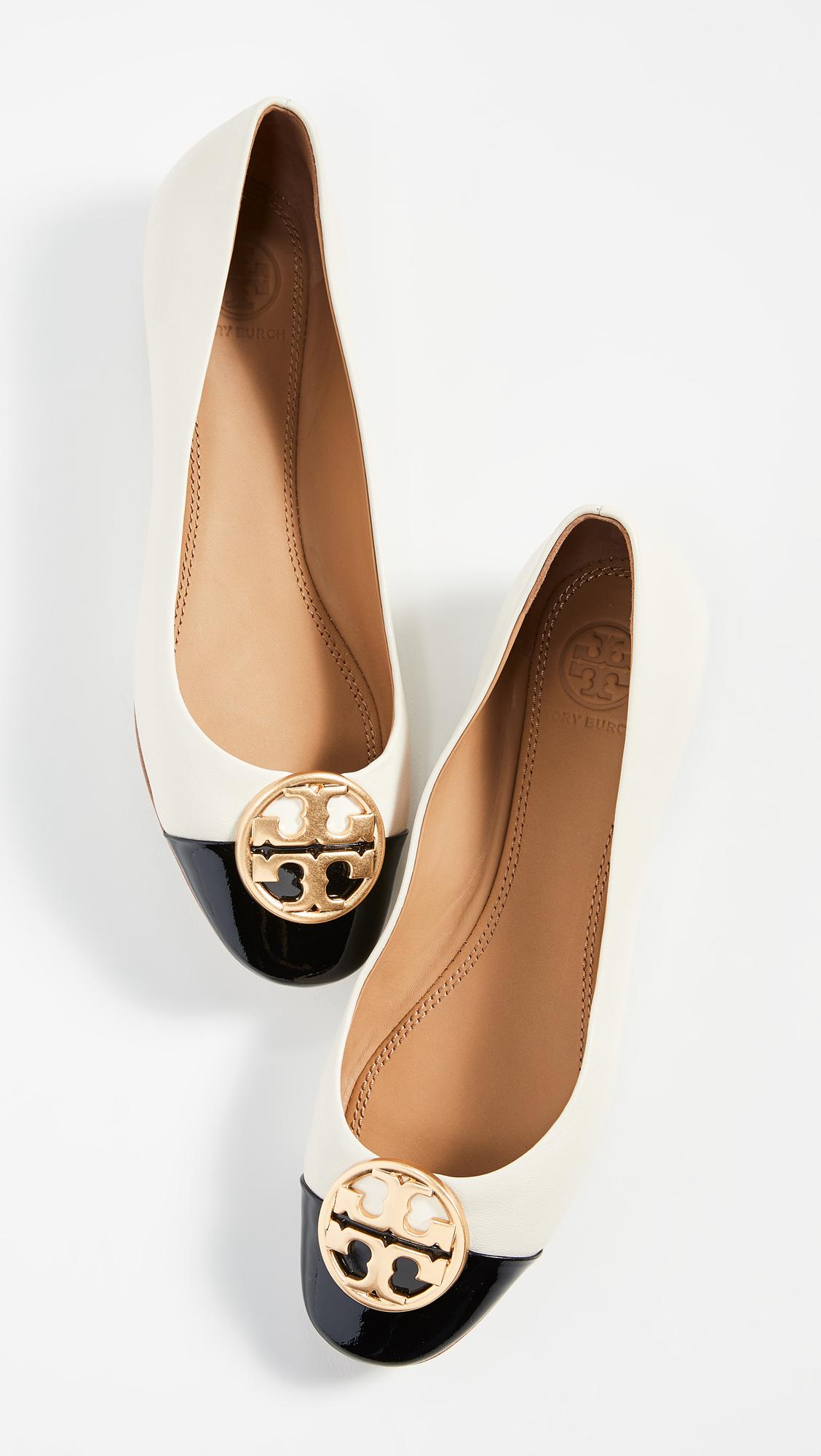 tory burch flats with heel
