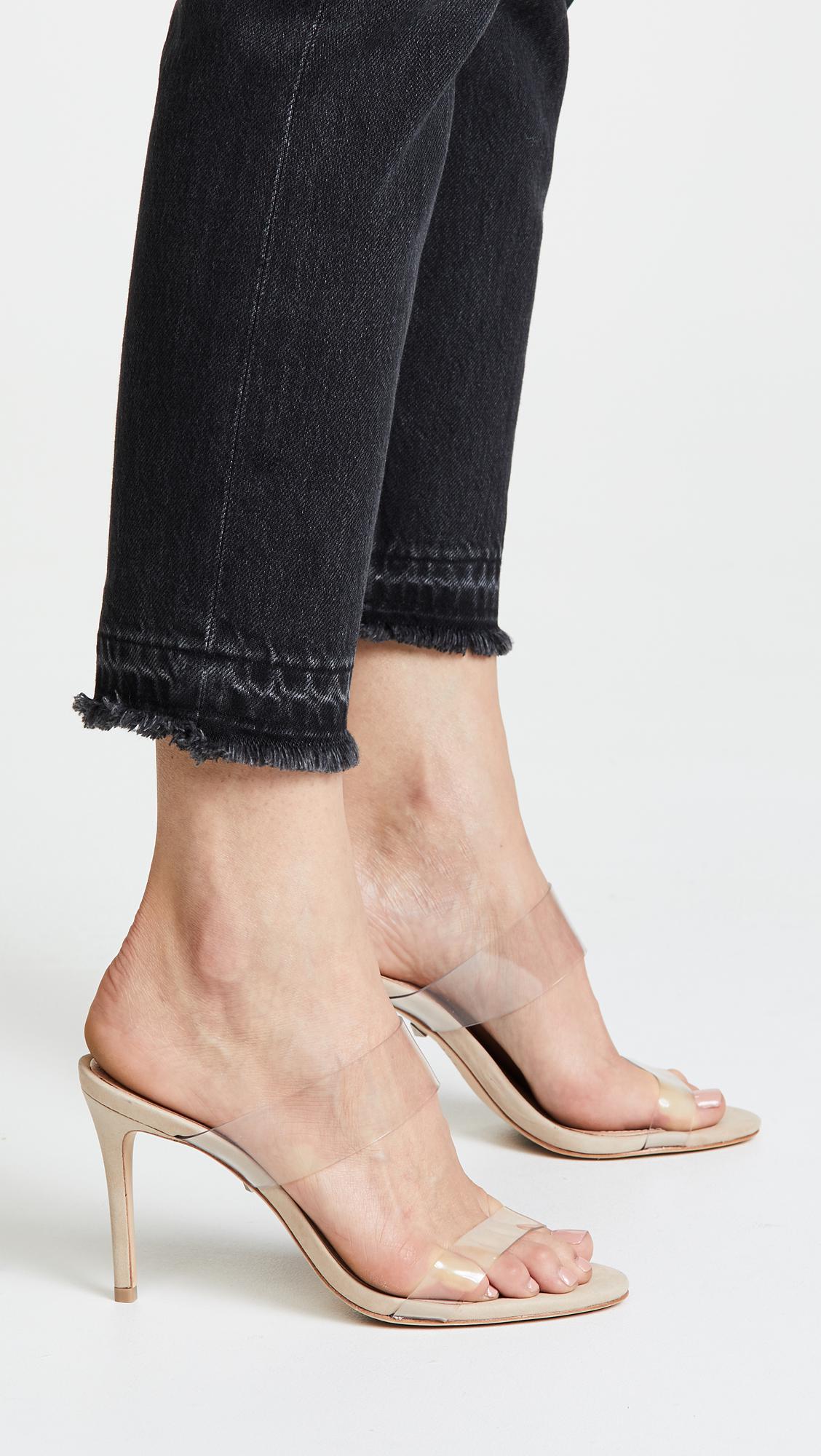 schutz clear shoes