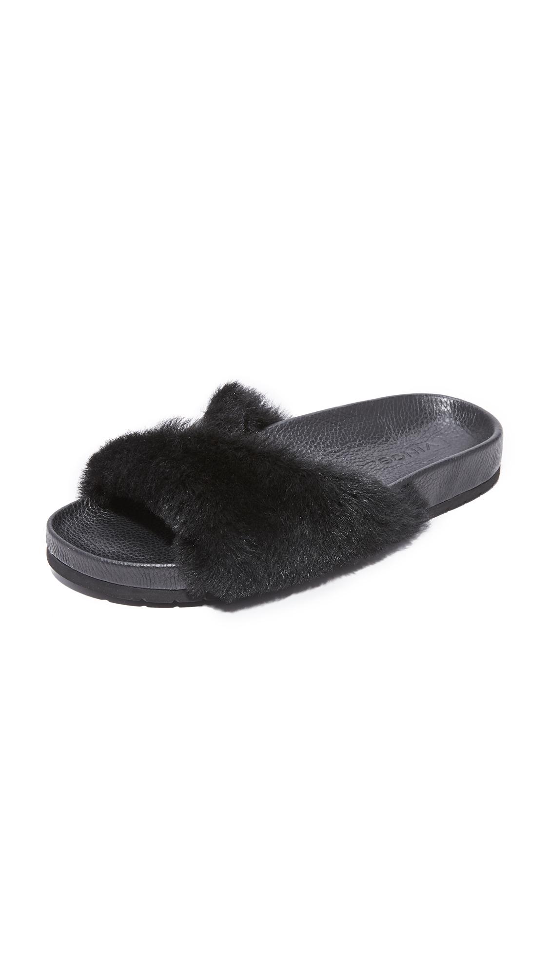 vince fur slides