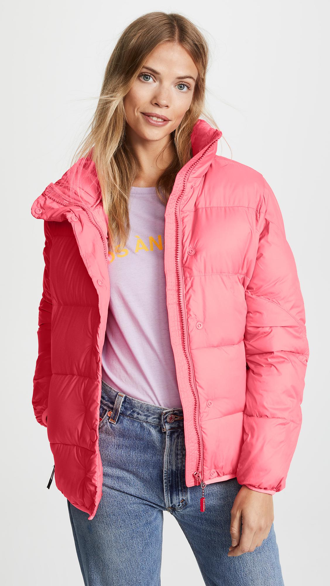 HUNTER Synthetic Original Puffer Jacket in Pink Lyst