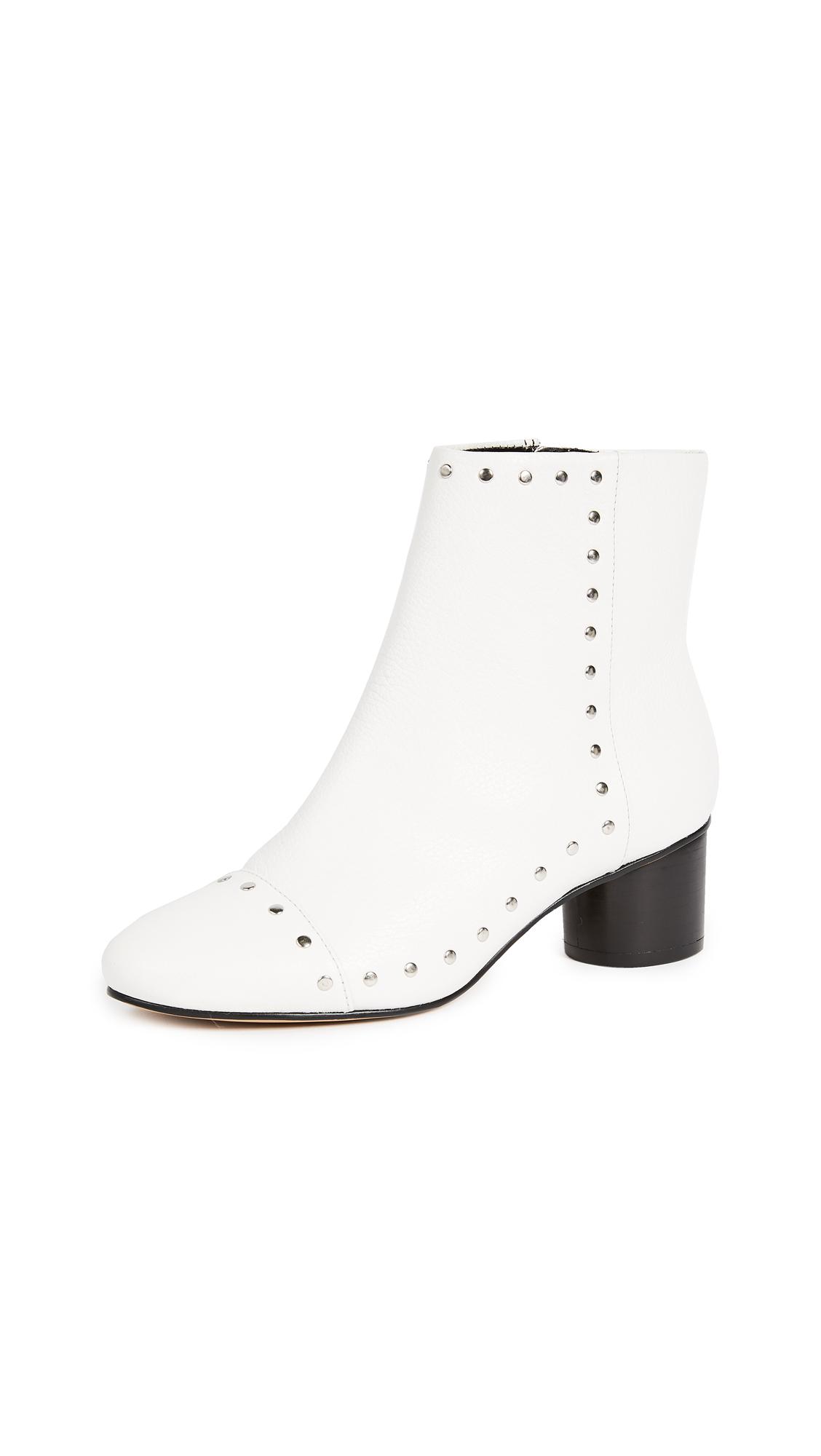 rebecca minkoff white booties