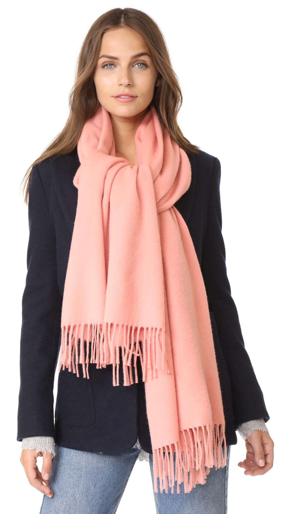 Lyst Acne Canada Cashmere Scarf in Pink