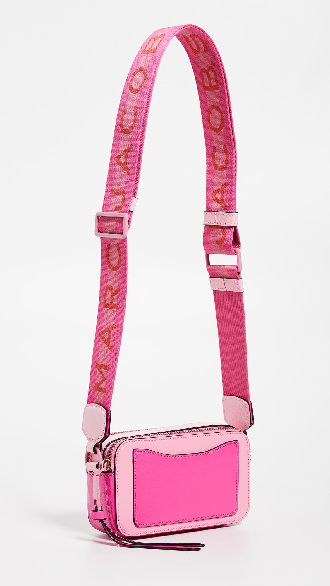 Marc Jacobs The Snapshot Camera Bag Beige/Black/Pink/Metallic