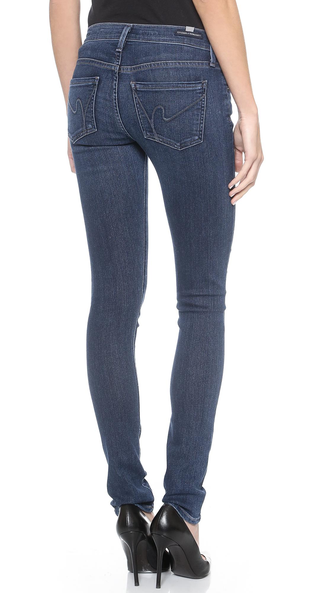 Lyst - Citizens Of Humanity Avedon Skinny Jeans in Blue