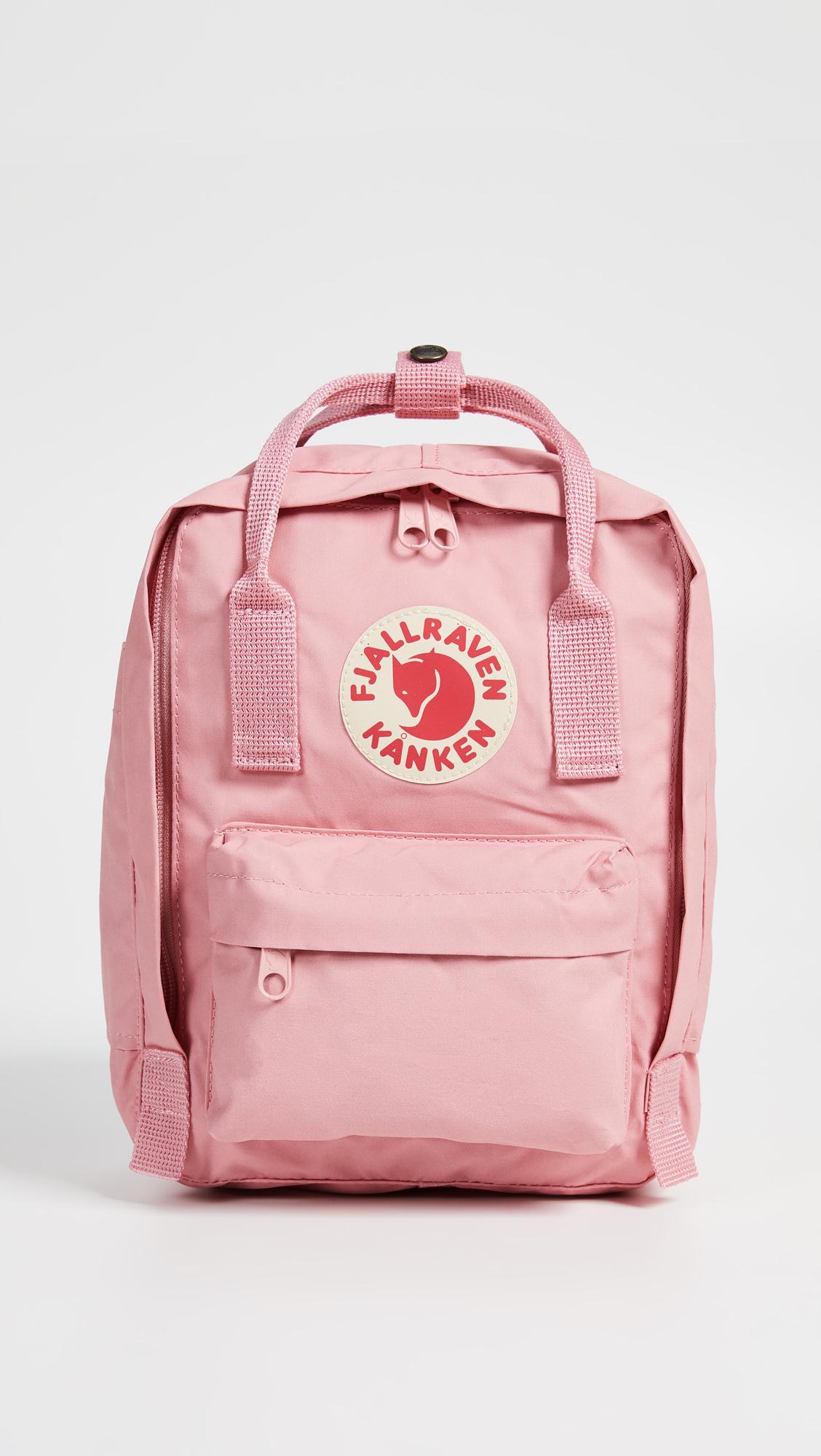 pastel pink fjallraven kanken
