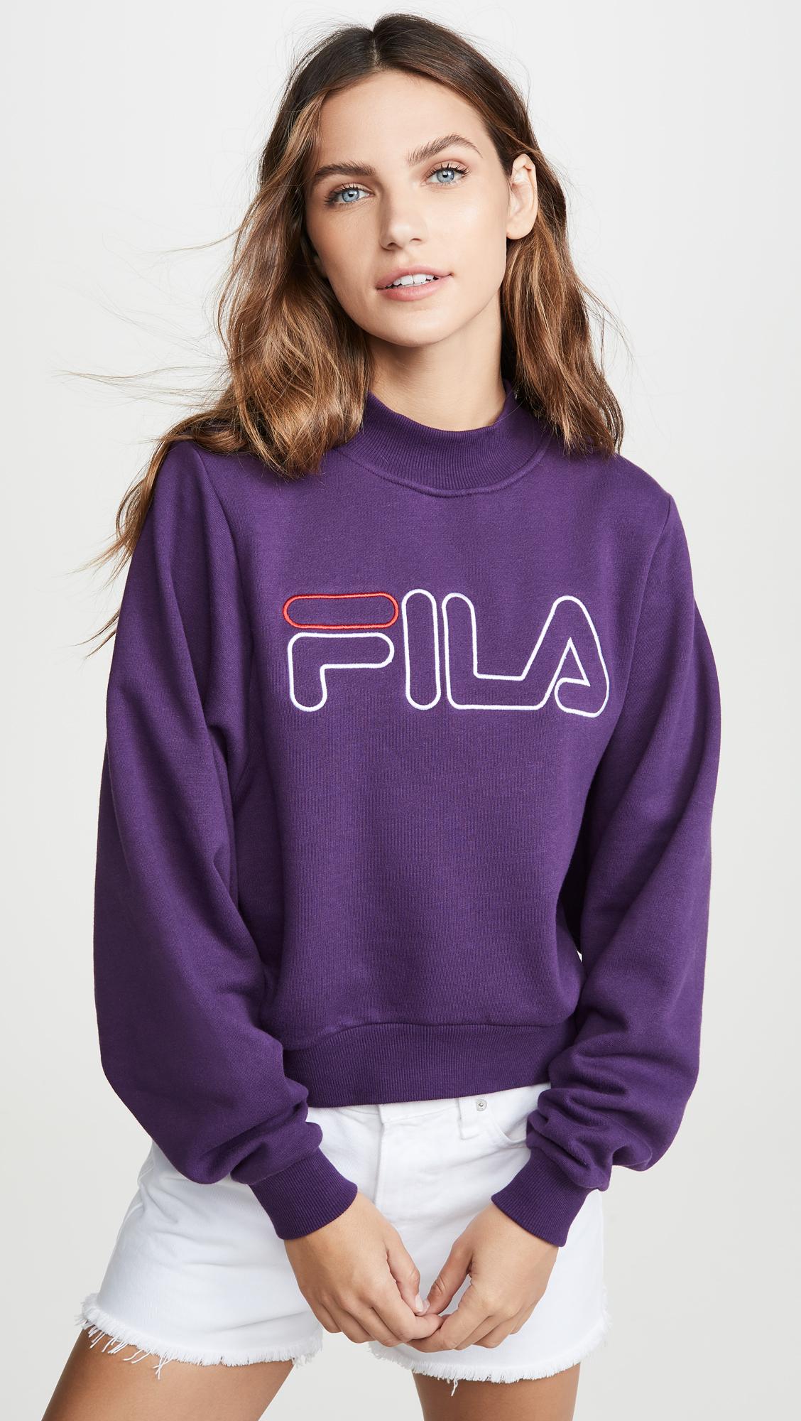fila purple sweatshirt