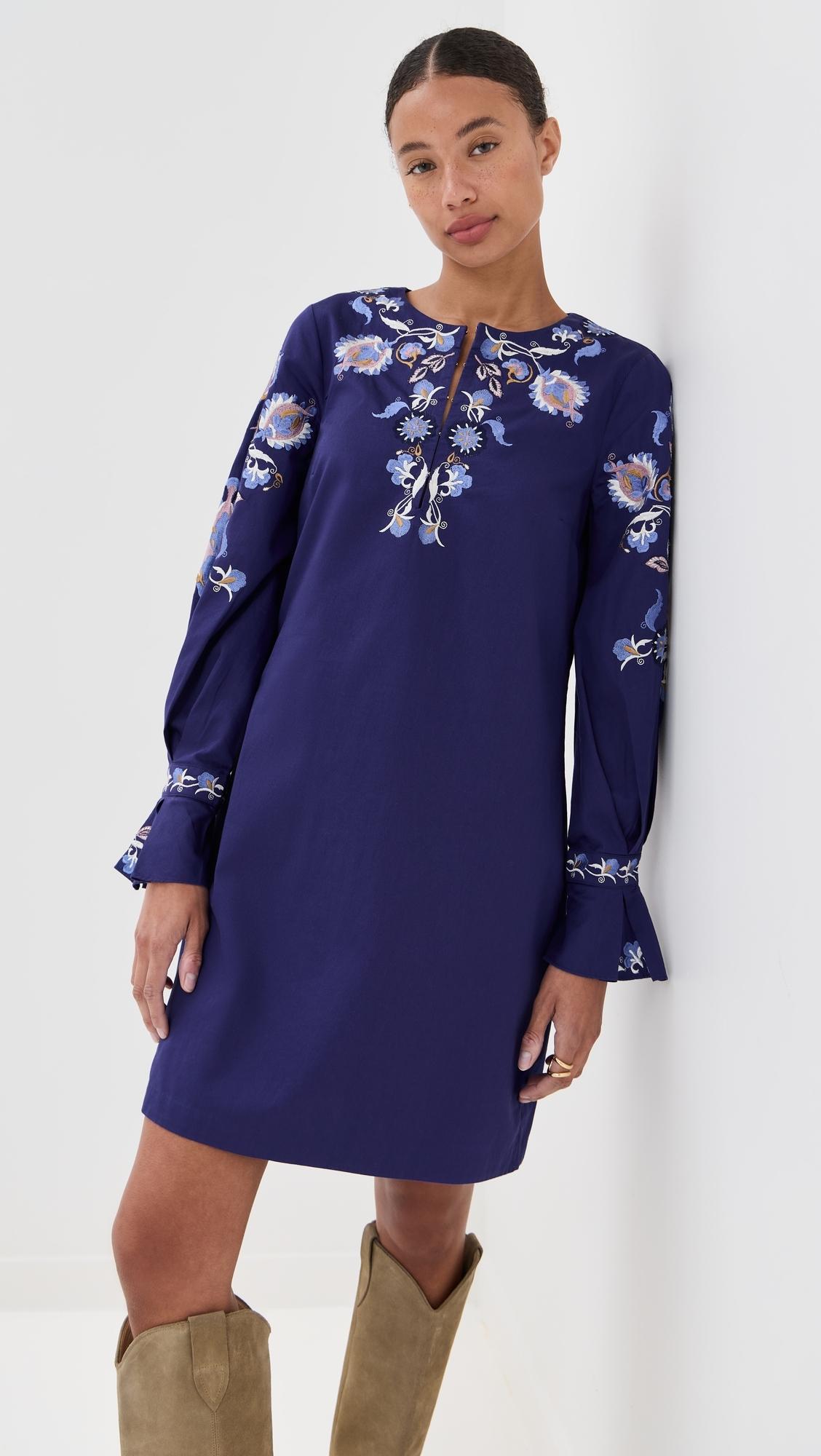 sachin and babi light blue dress Farm Rio Latin Roses Flower Dress main image 1