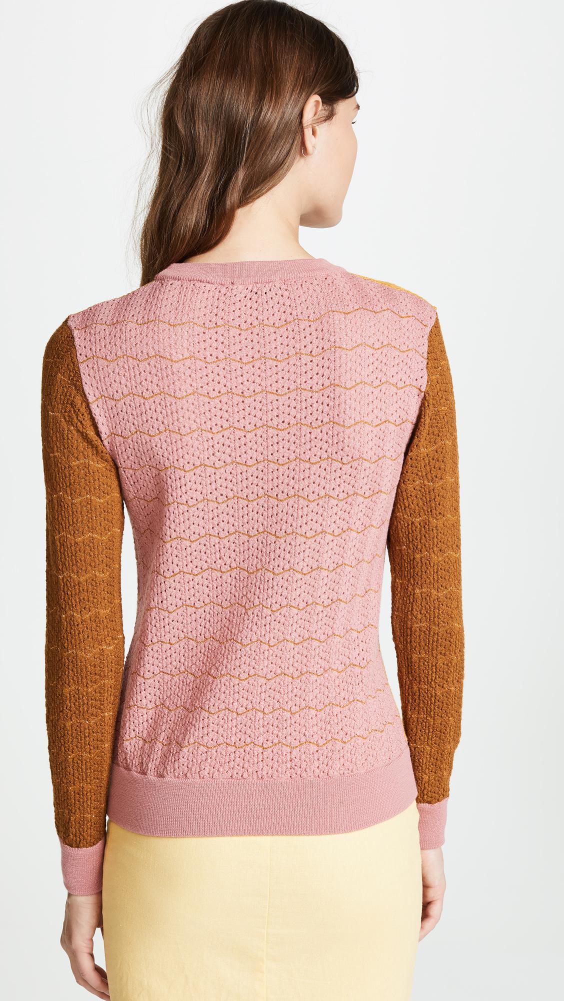 Stine Goya Wool Naamah Pullover Sweater in Brown - Lyst