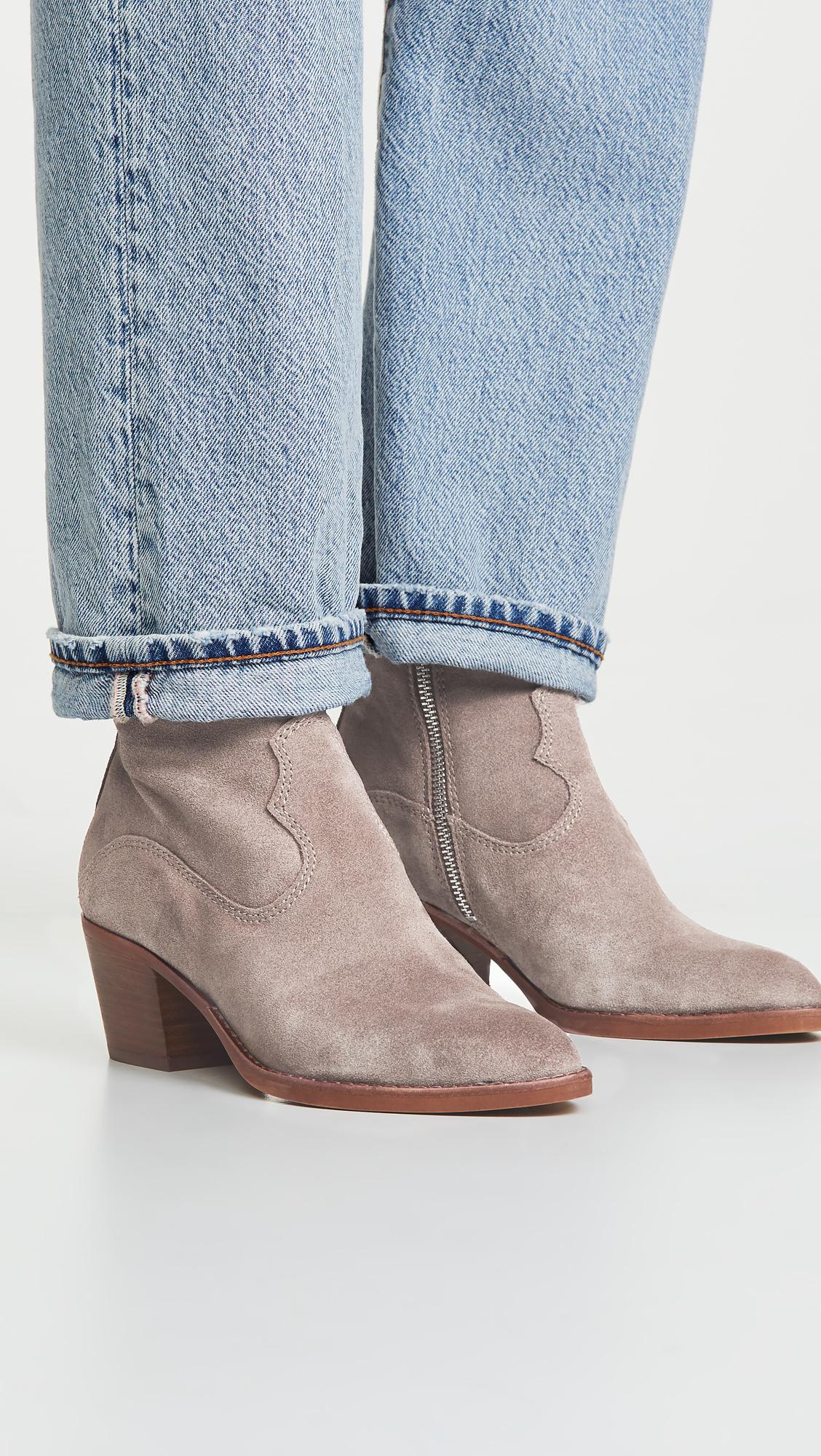 dolce vita block heel bootie