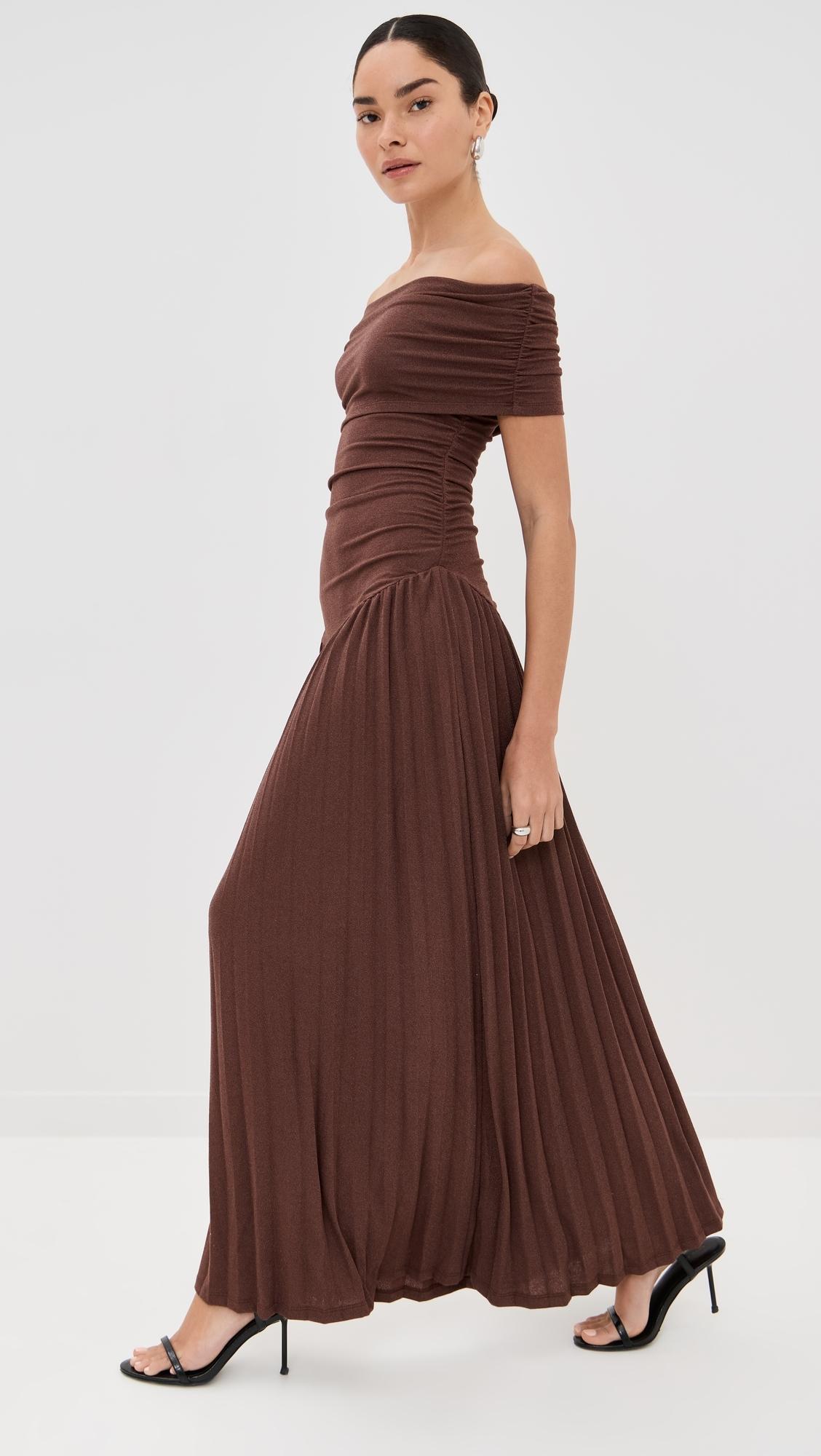 lioness brown maxi dress Bare Maxi Dress | Mocca