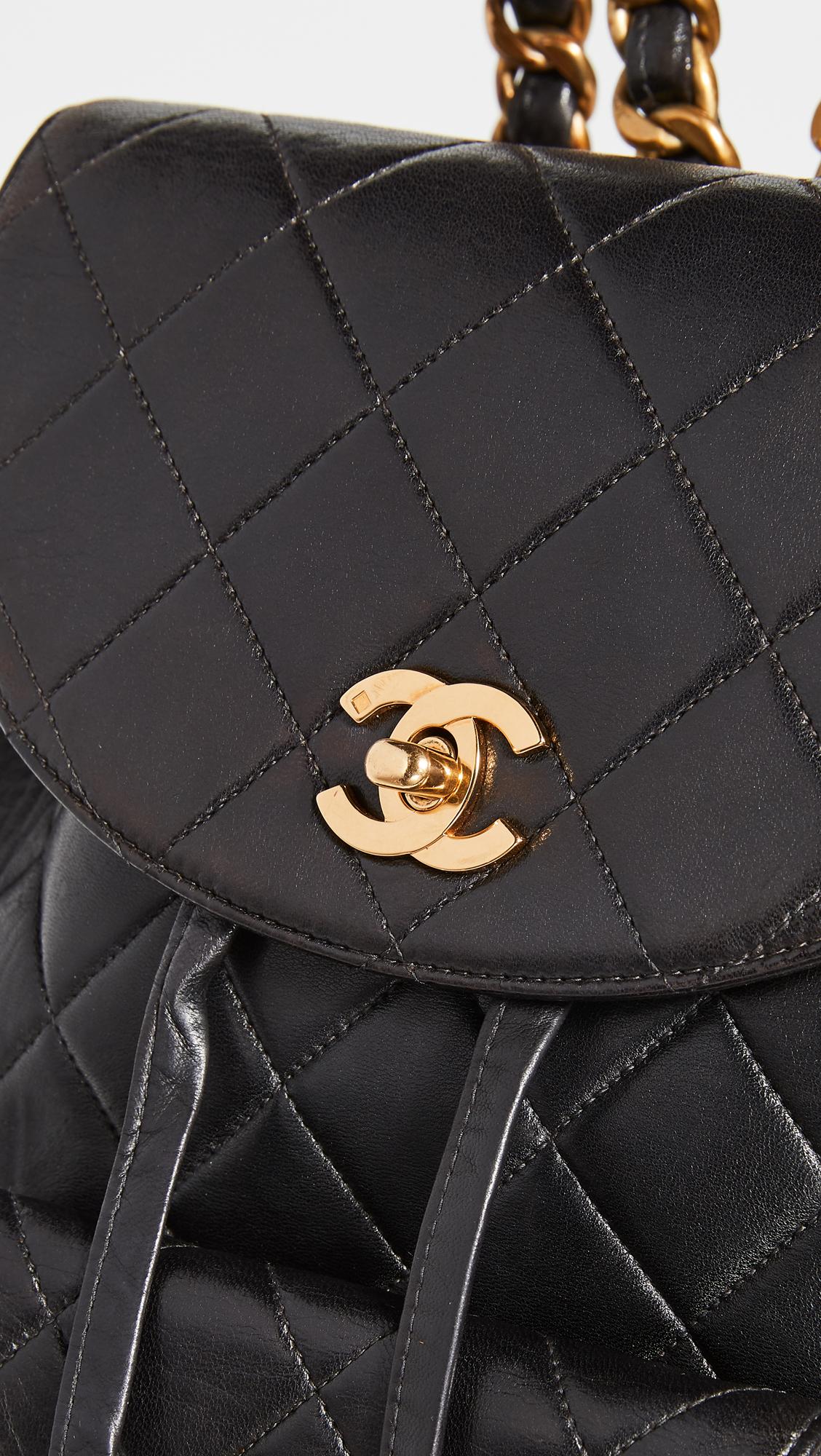 Chanel Classic Backpack (previously Owned) in Black