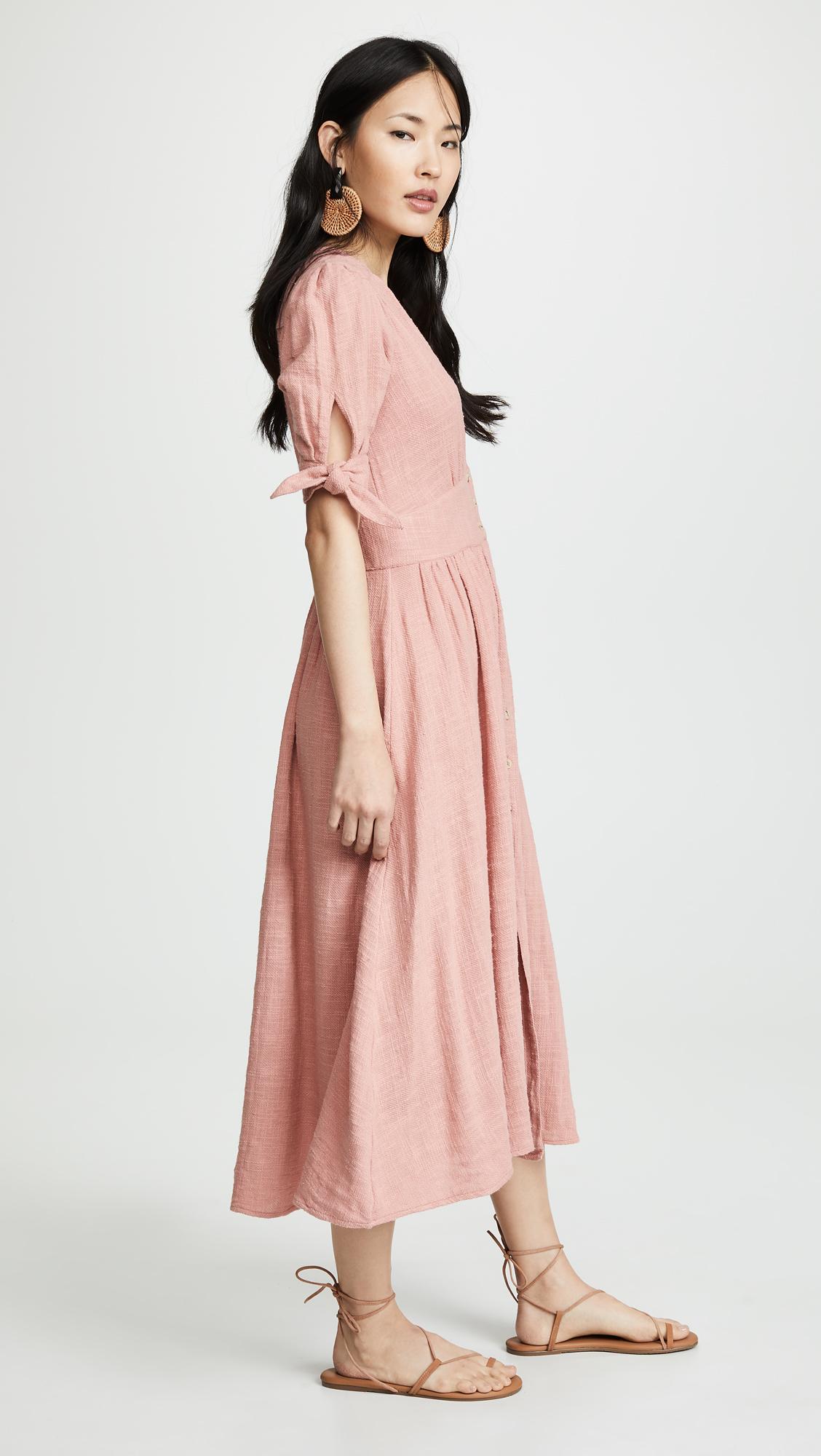 Free People Cotton Love Of My Life Dress In Rose Pink Lyst