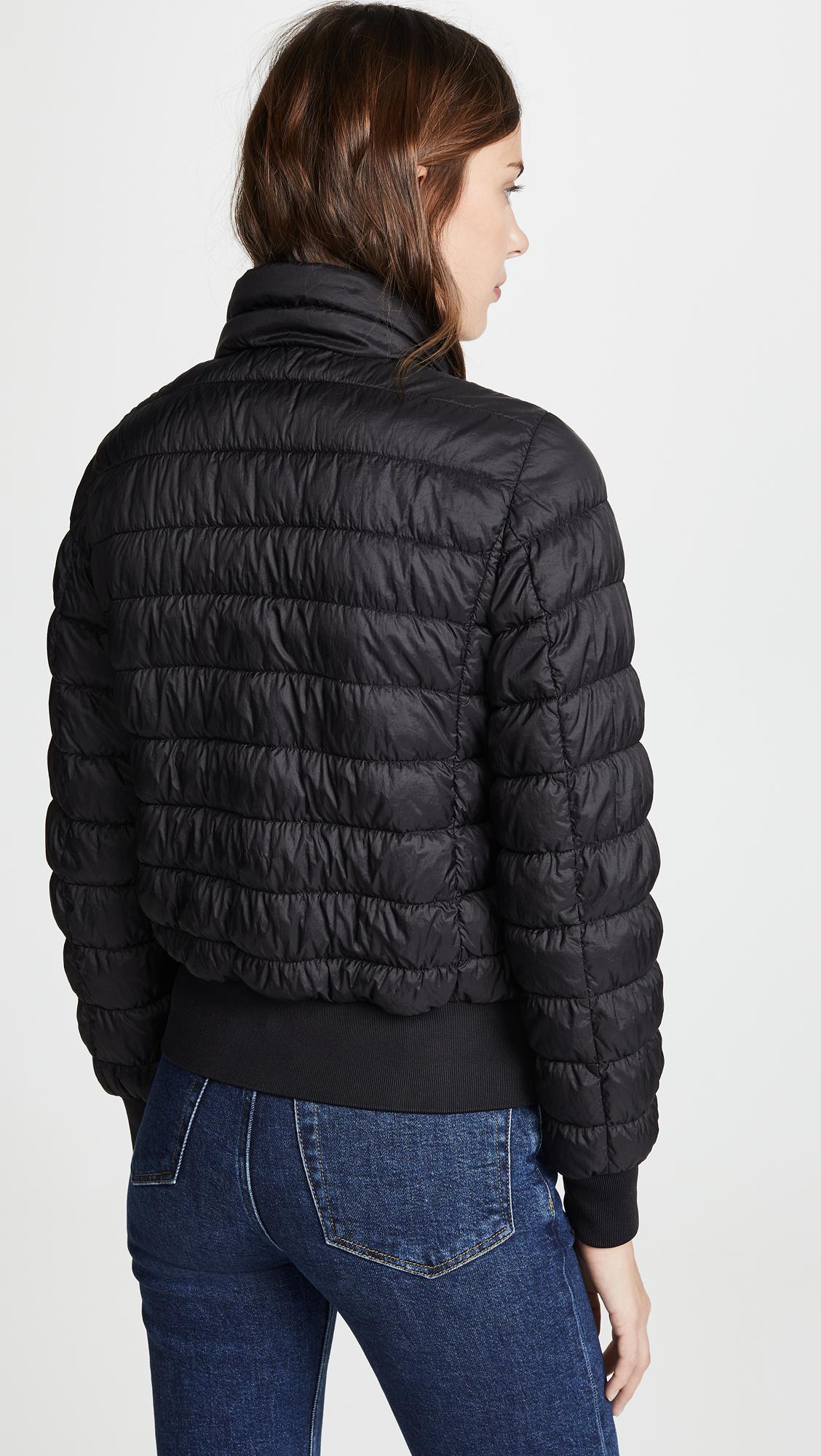Woolrich Synthetic Mercer Bomber in Black Lyst