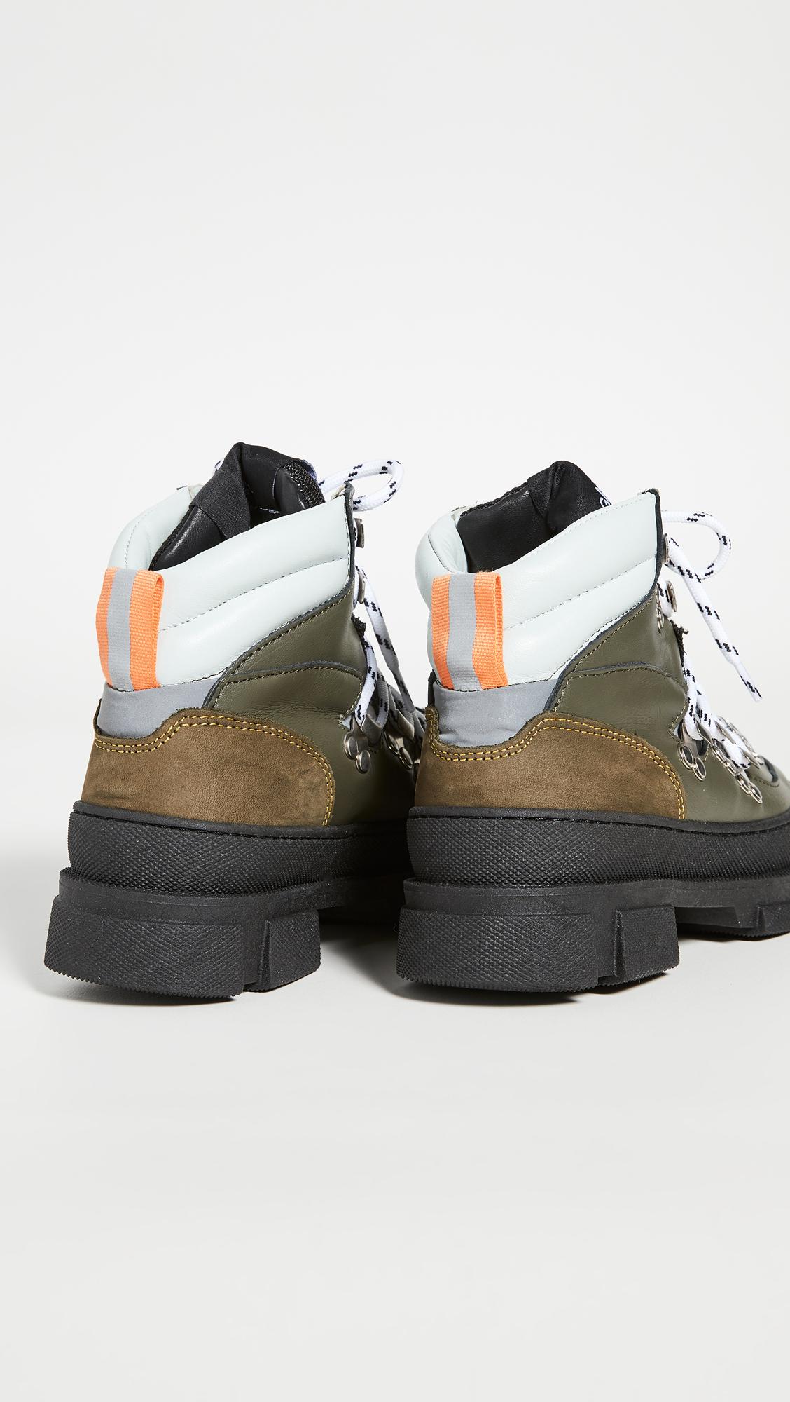 hiking boots ganni
