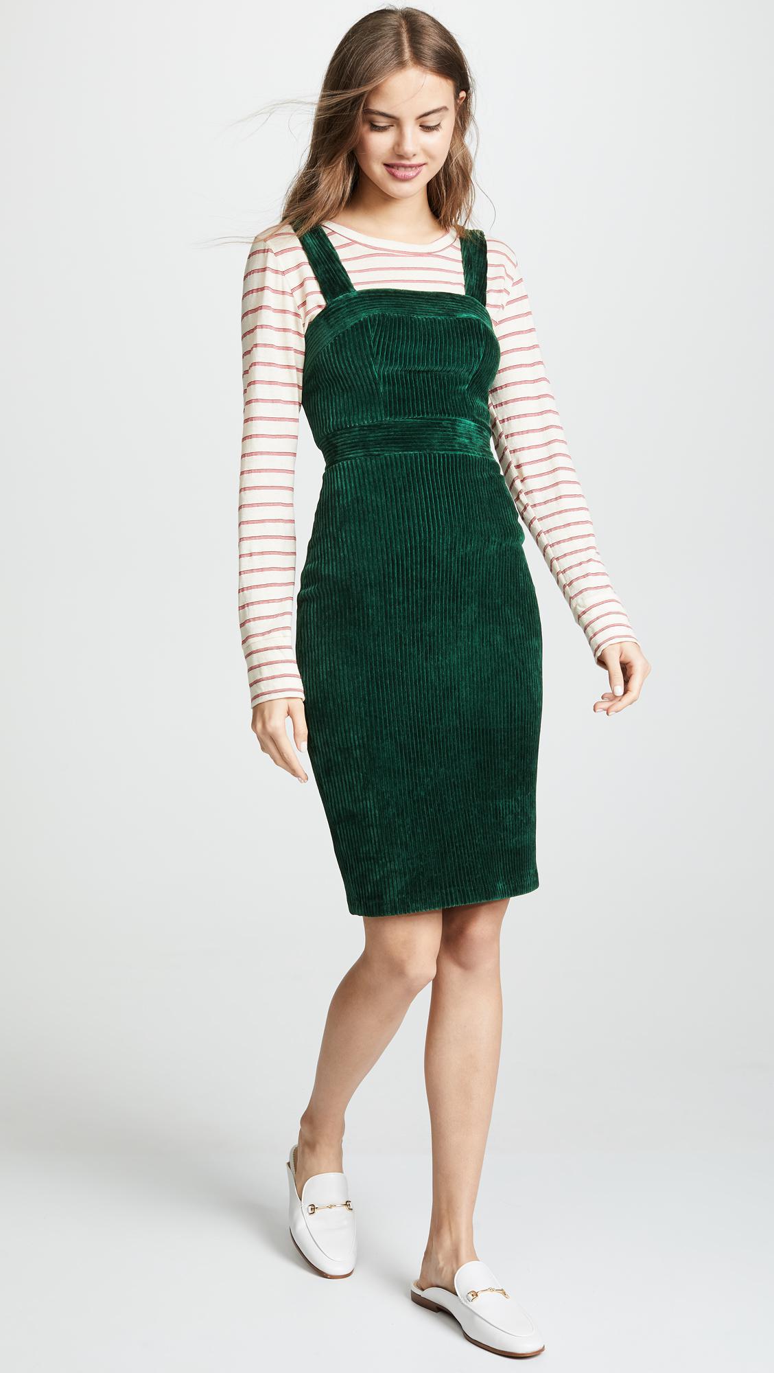 jumper dress green