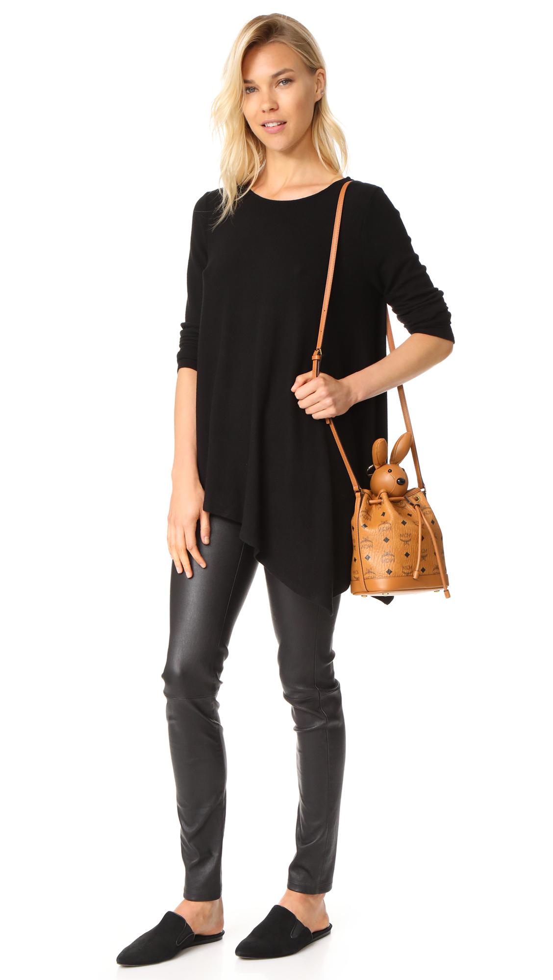 mcm mini drawstring bag