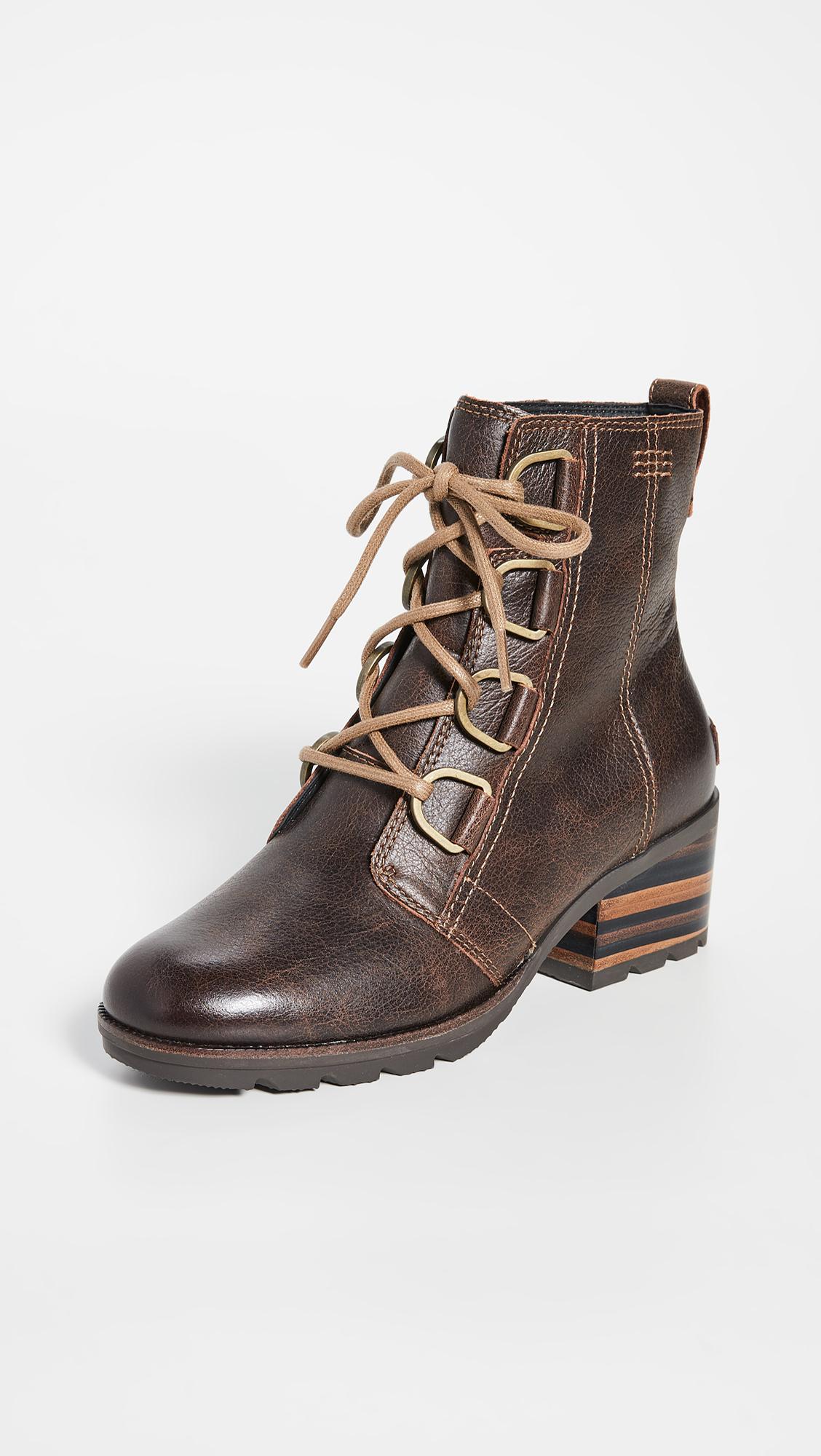 sorel cate lace up boot