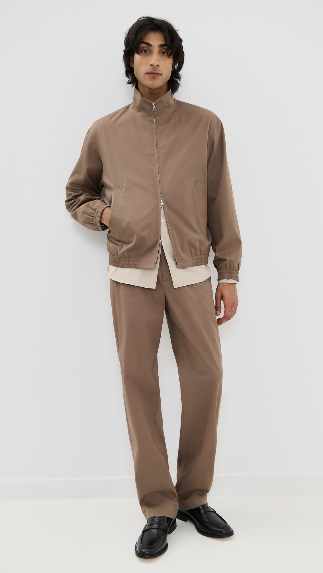 Theory Hanson Twill Straight Chino Pants in Natural for Men | Lyst