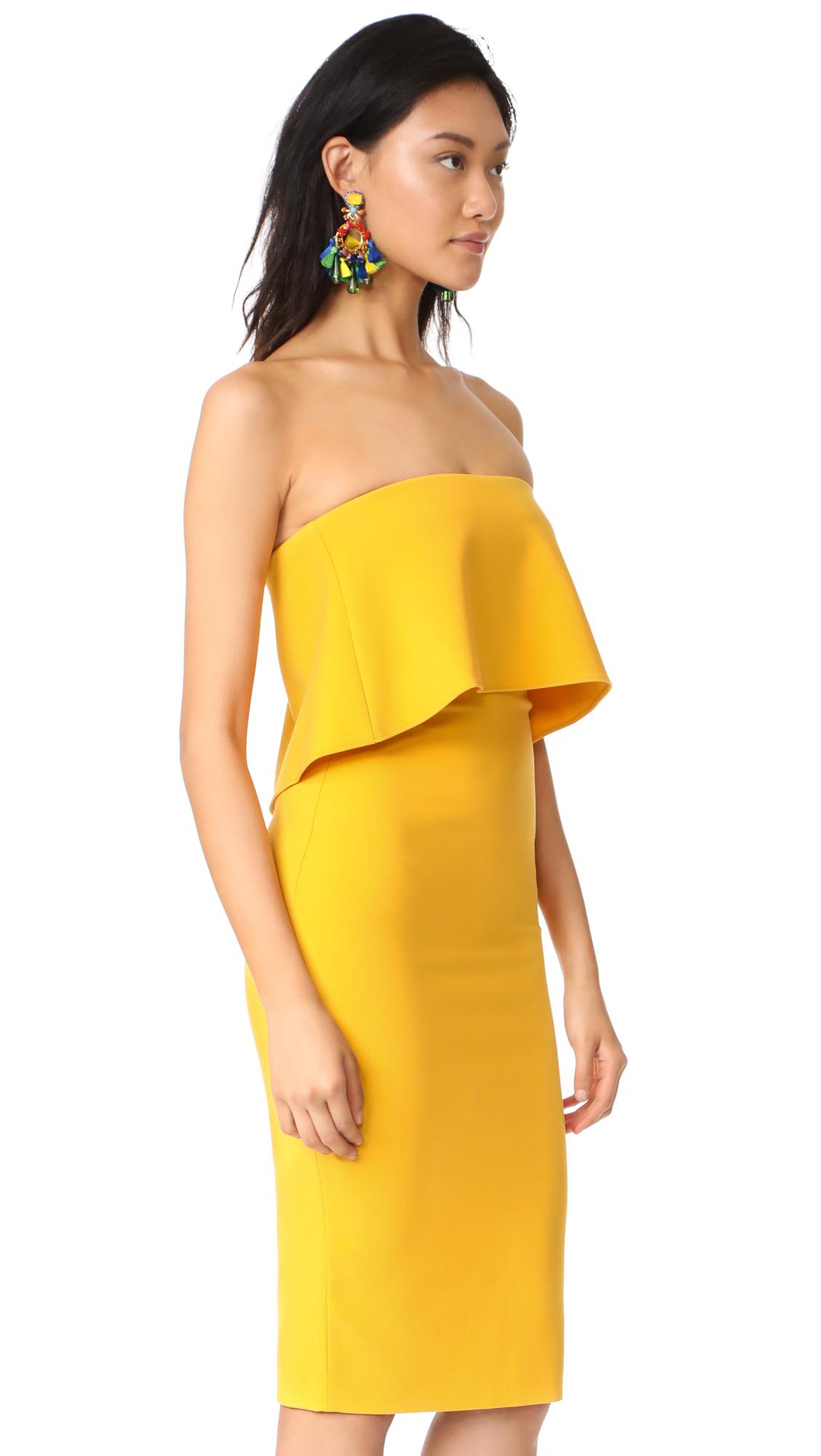 yellow likely dress