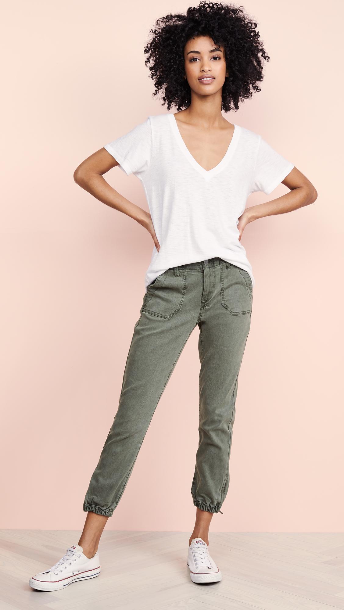 paige mayslie jogger green