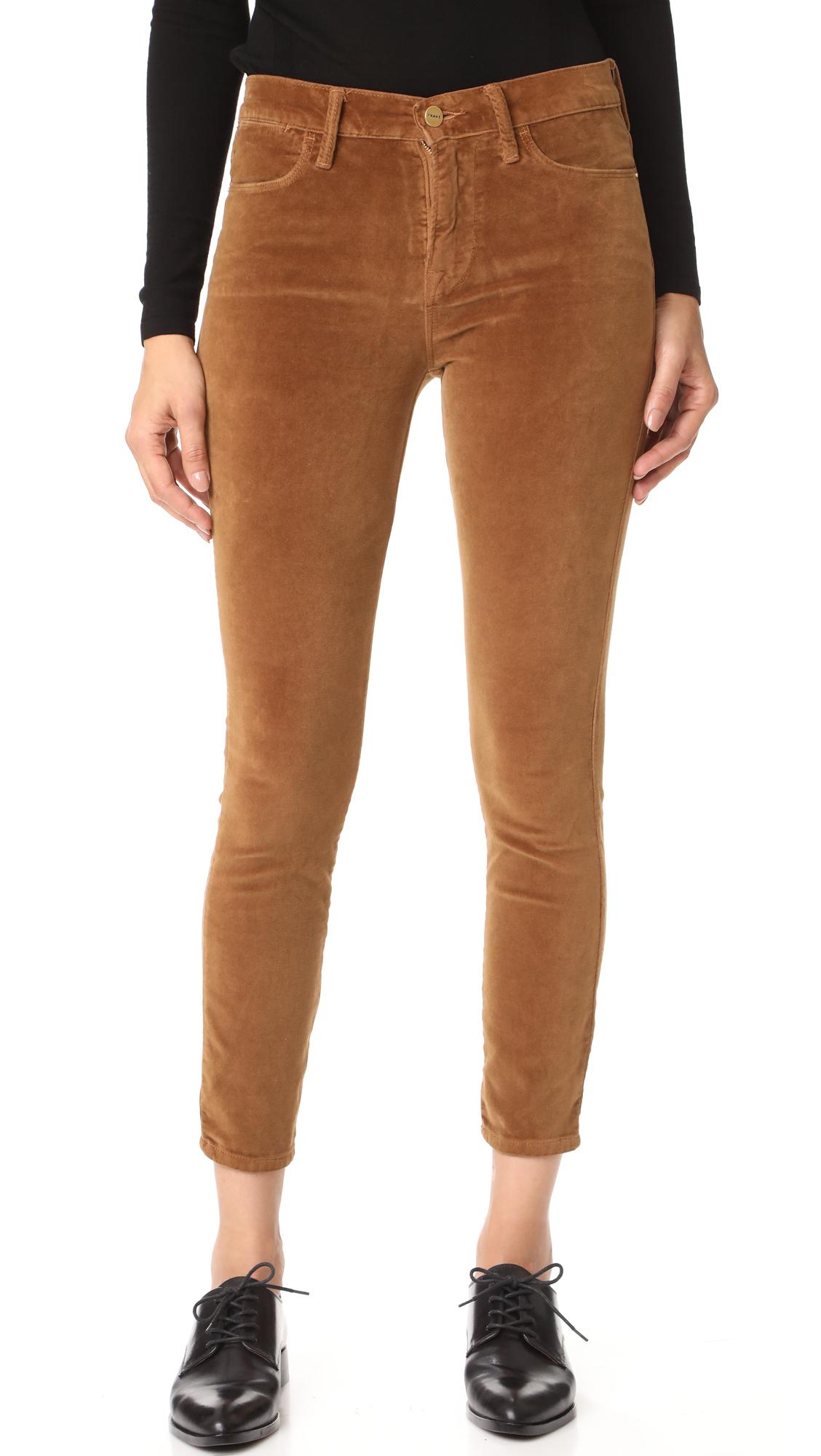 frame velvet pants