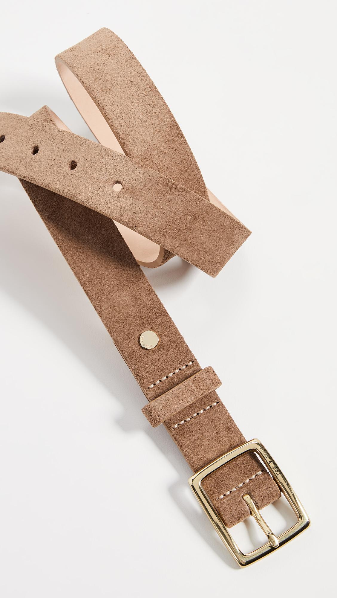 rag and bone boyfriend belt camel