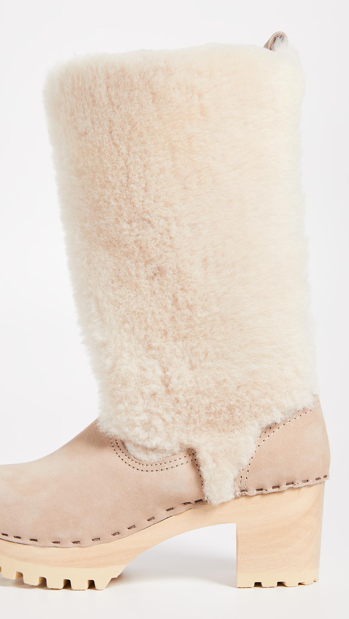 no 6 alpha shearling boot