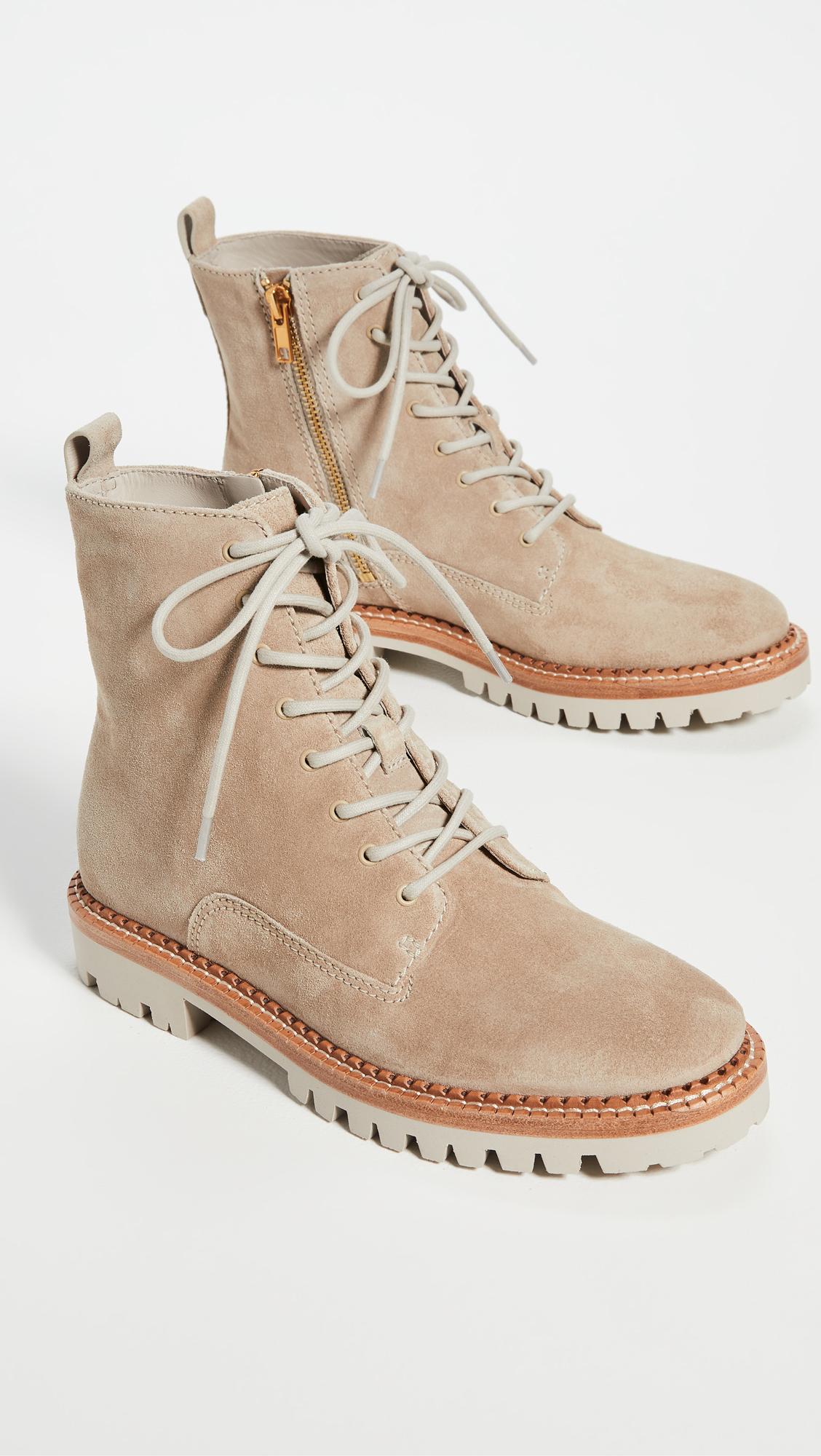 vince cabria boots shearling