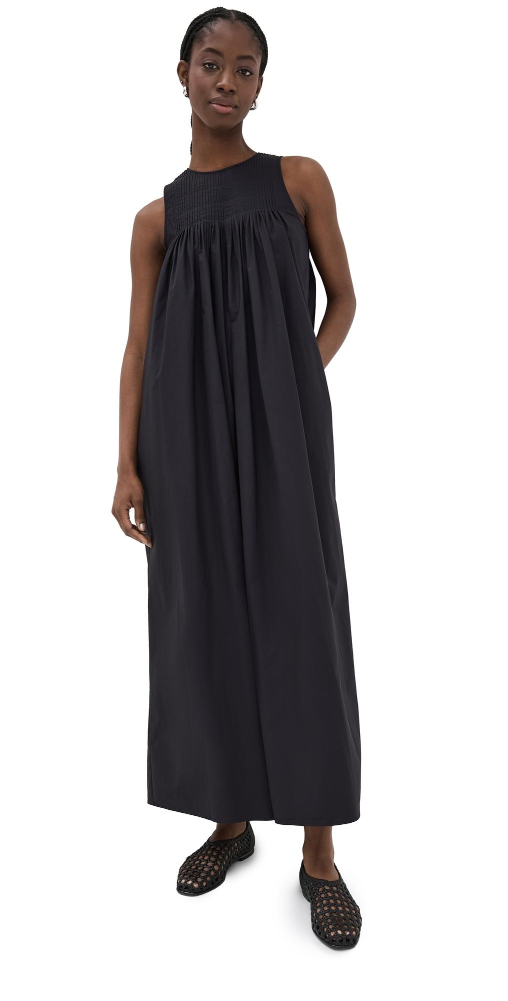 Rohe Sleeveless Pleated A-line Dress in Black | Lyst Canada Rohe Sleeveless Pleated A-line Dress in Black | Lyst Canada