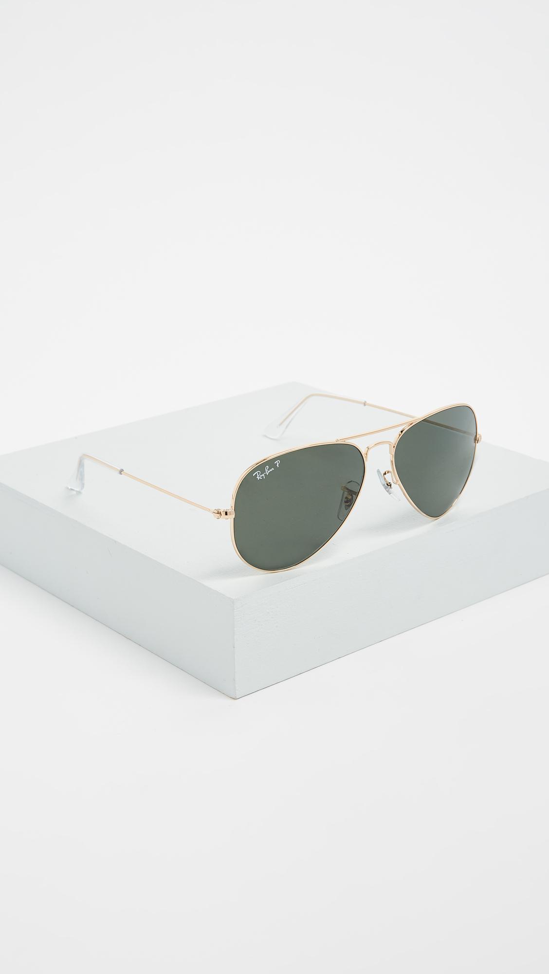 Ray Ban Rb3025 Original Aviator Polarized Sunglasses In Metallic Lyst Ray Ban Rb3025 Original Aviator Polarized Sunglasses In Metallic Lyst