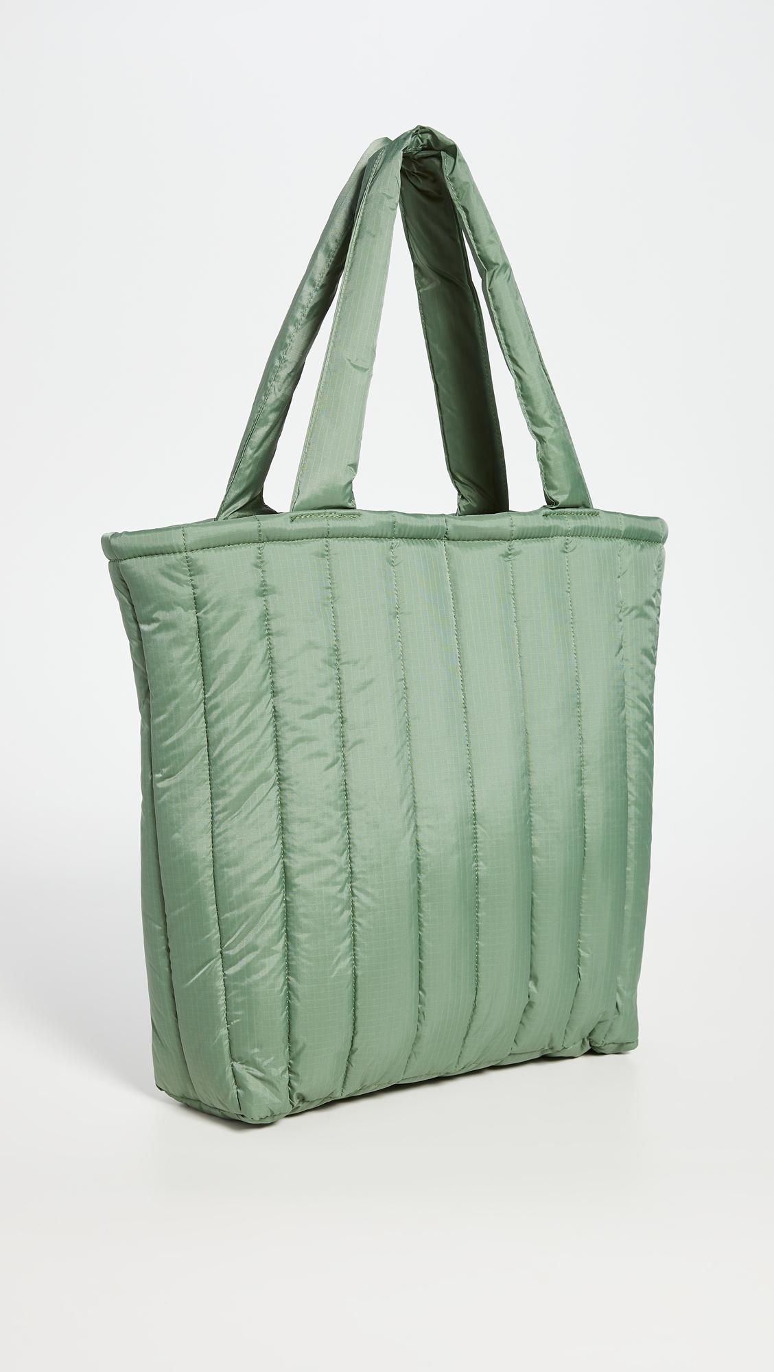 BAGGU Puffy Tote Bag in Green | Lyst Canada
