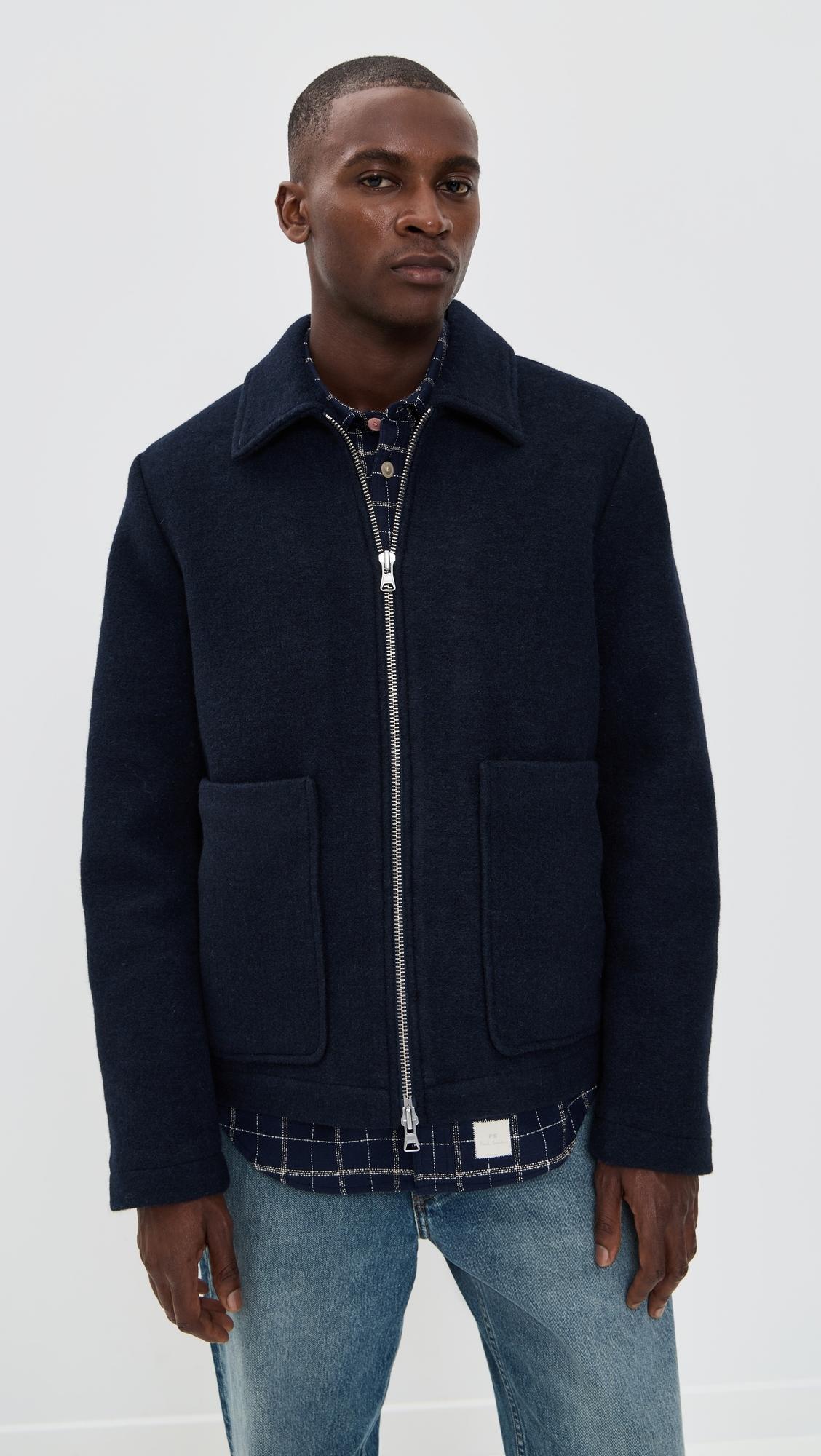 NN07 Gael Zip Jacket in Blue for Men | Lyst