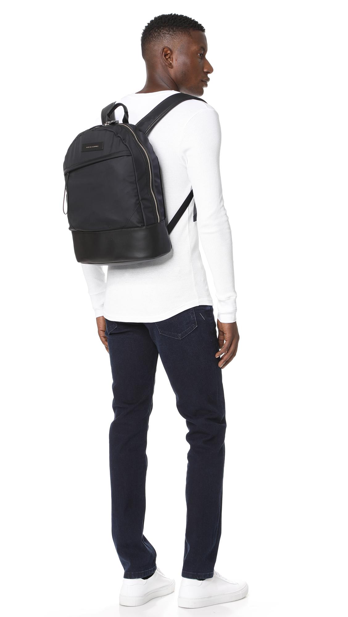 Want Les Essentiels De La Vie Synthetic Kastrup Nylon Backpack in Black -  Lyst