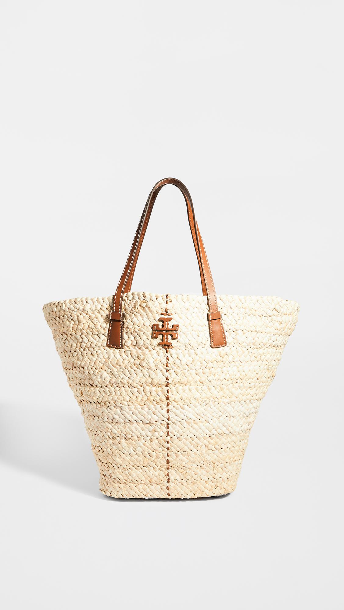 Tory Burch Mcgraw Straw Tote in Natural Lyst Canada