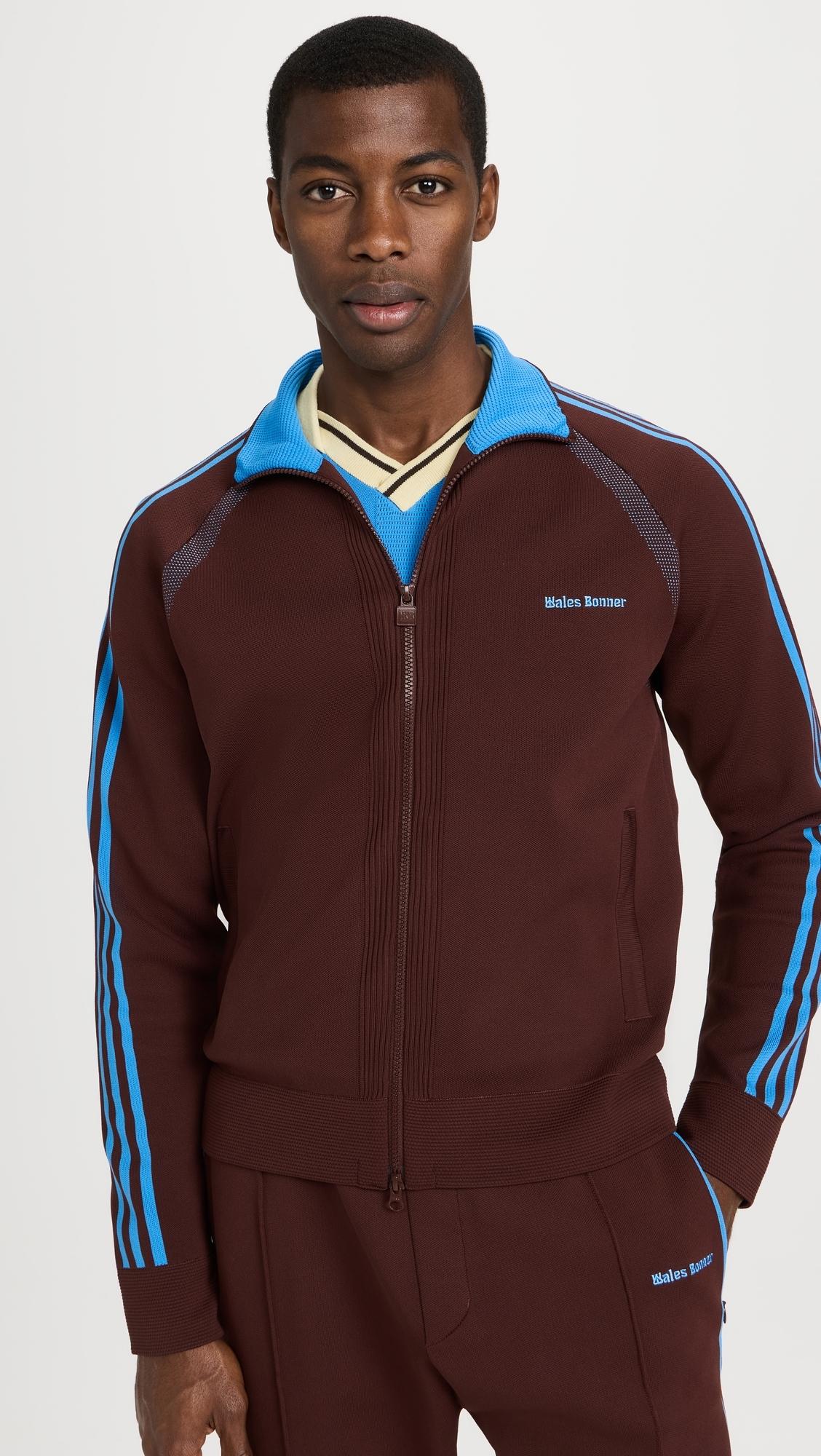 adidas X Wales Bonner Knit Track Jacket in Blue for Men | Lyst