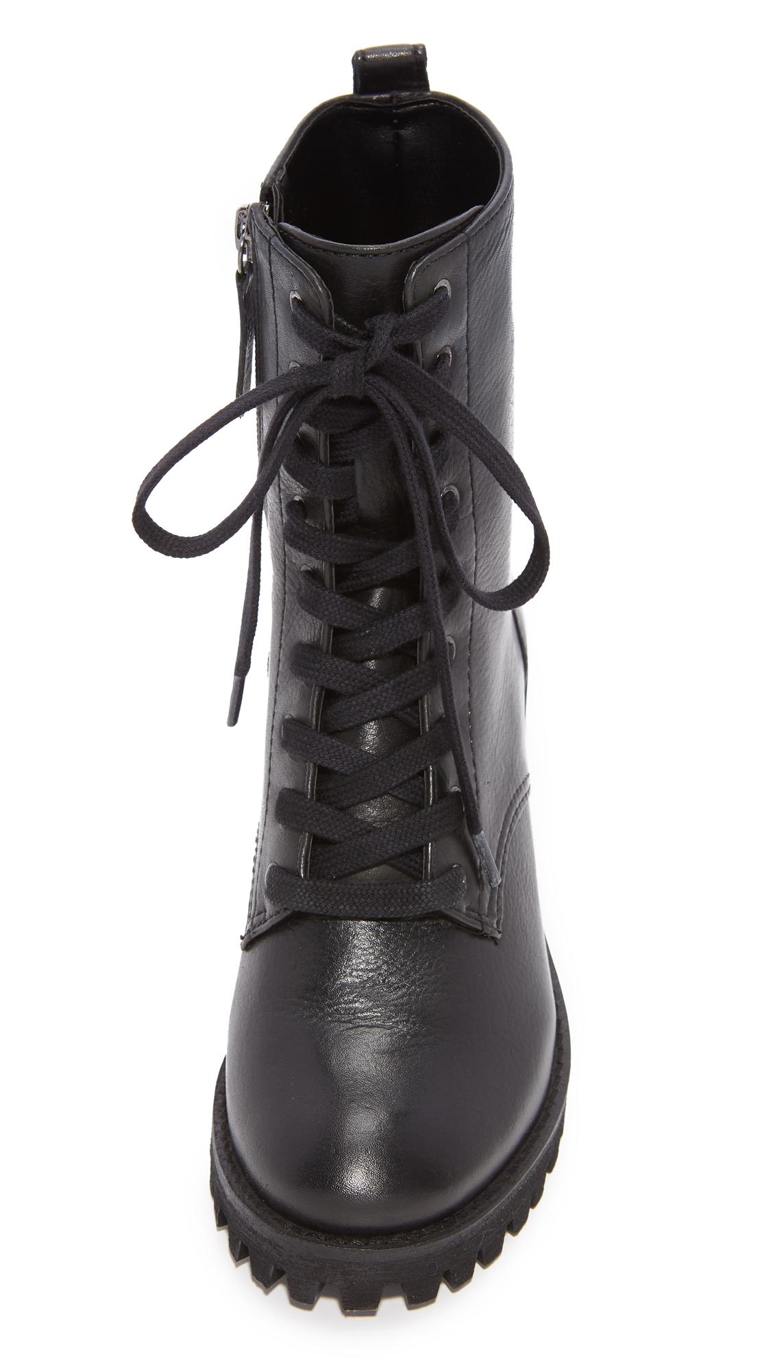 schutz combat boot lace up