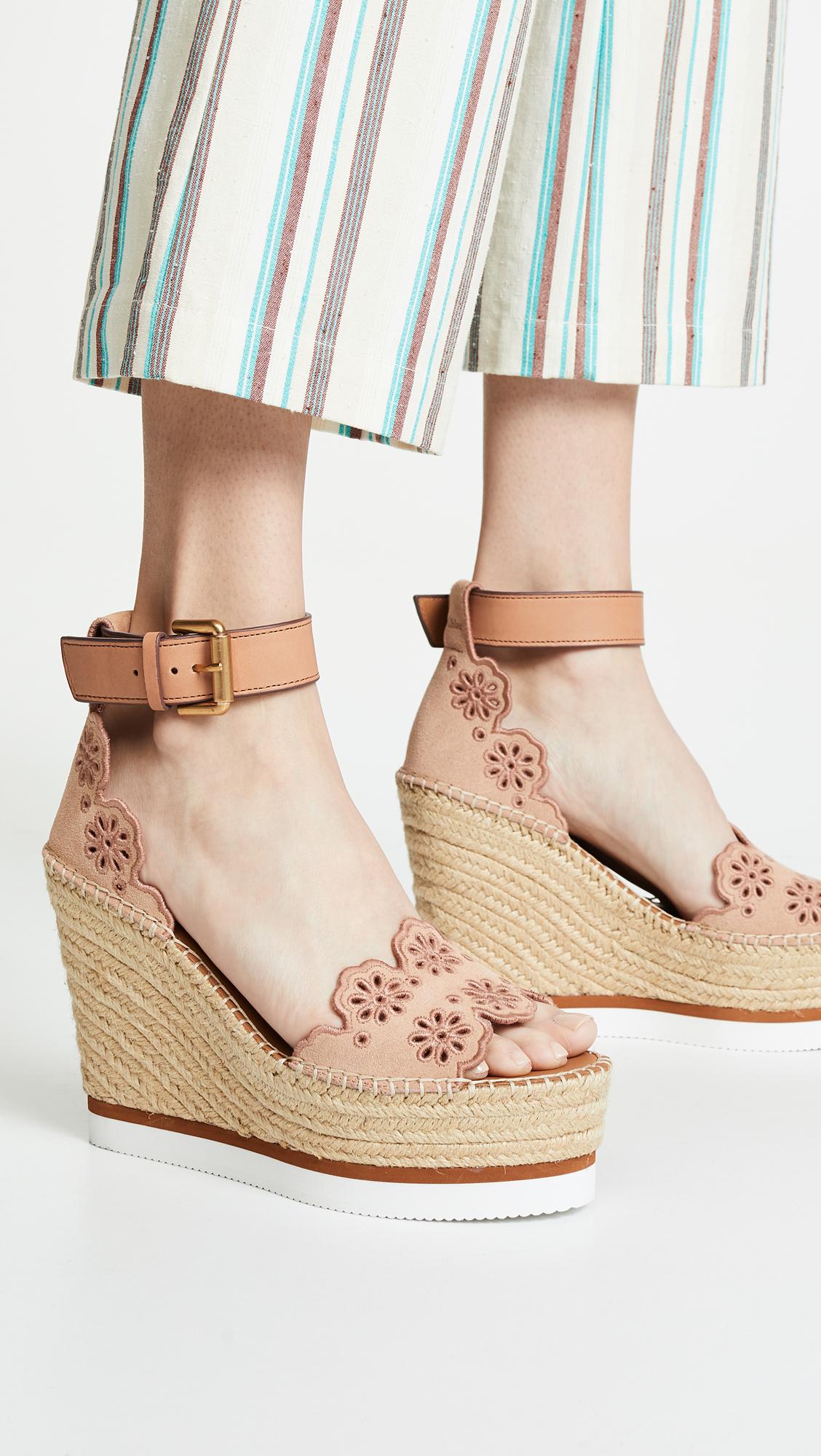 see by chloe glyn mid wedge espadrilles