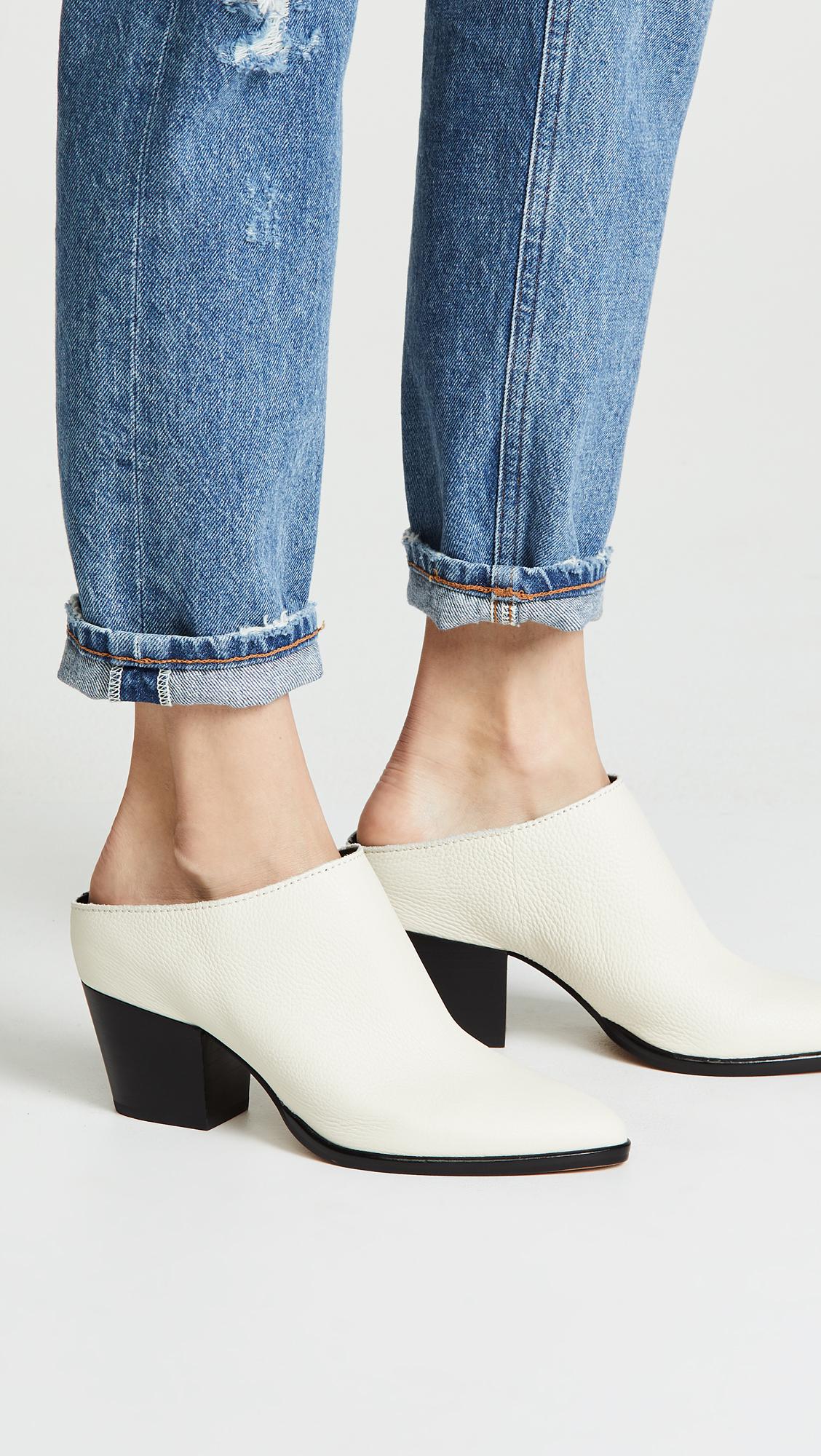 dolce vita atira block heel mules