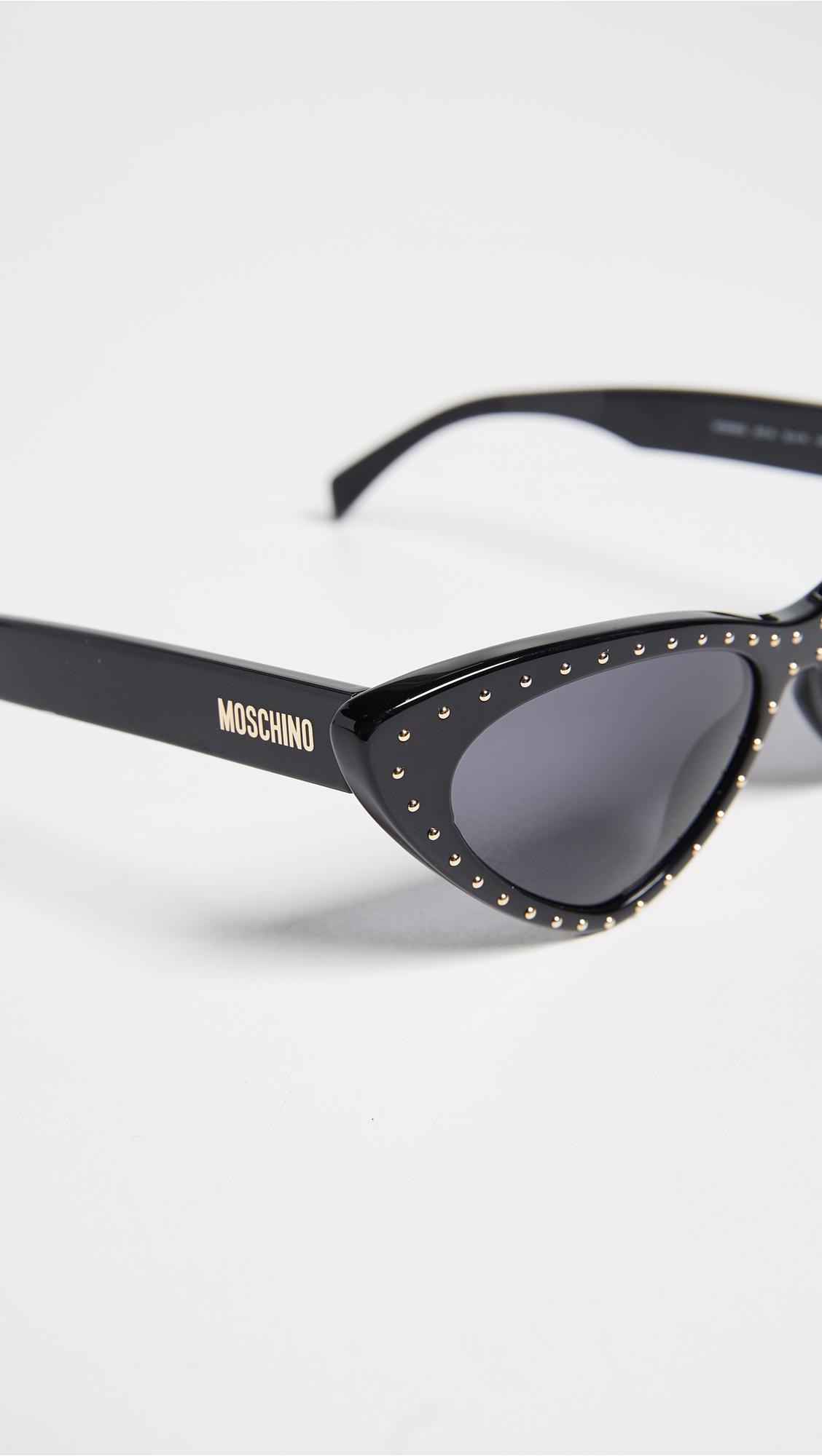 moschino cat eye glasses