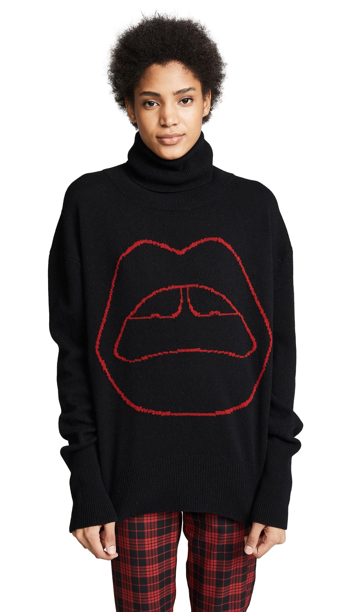 markus lupfer red lips jumper