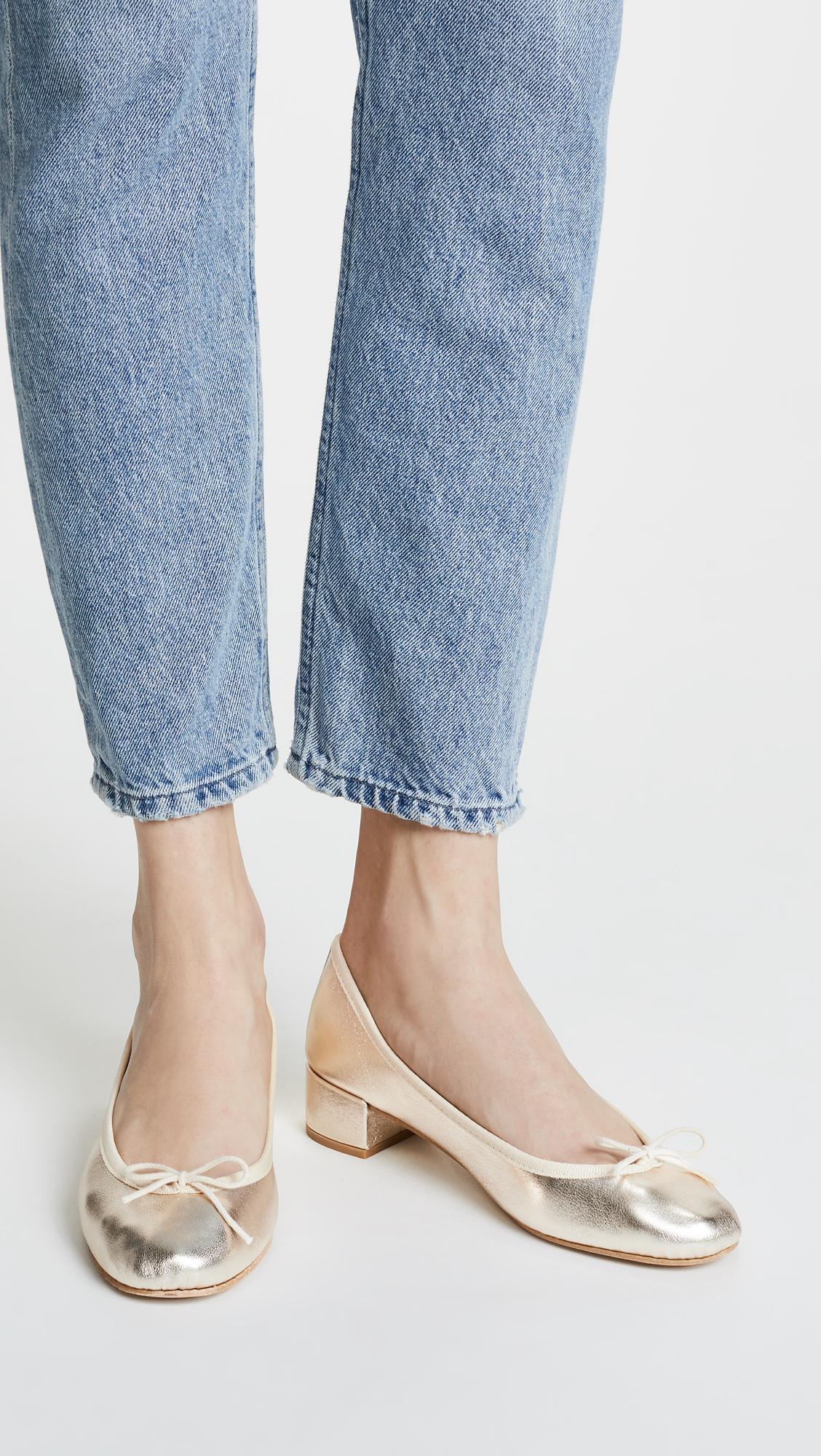 repetto camille ballerina heels