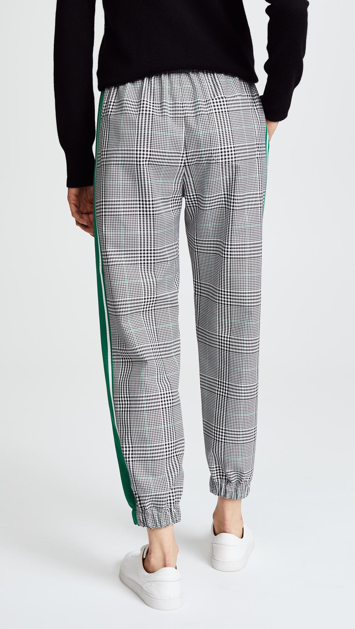 Glen plaid joggers Clearance