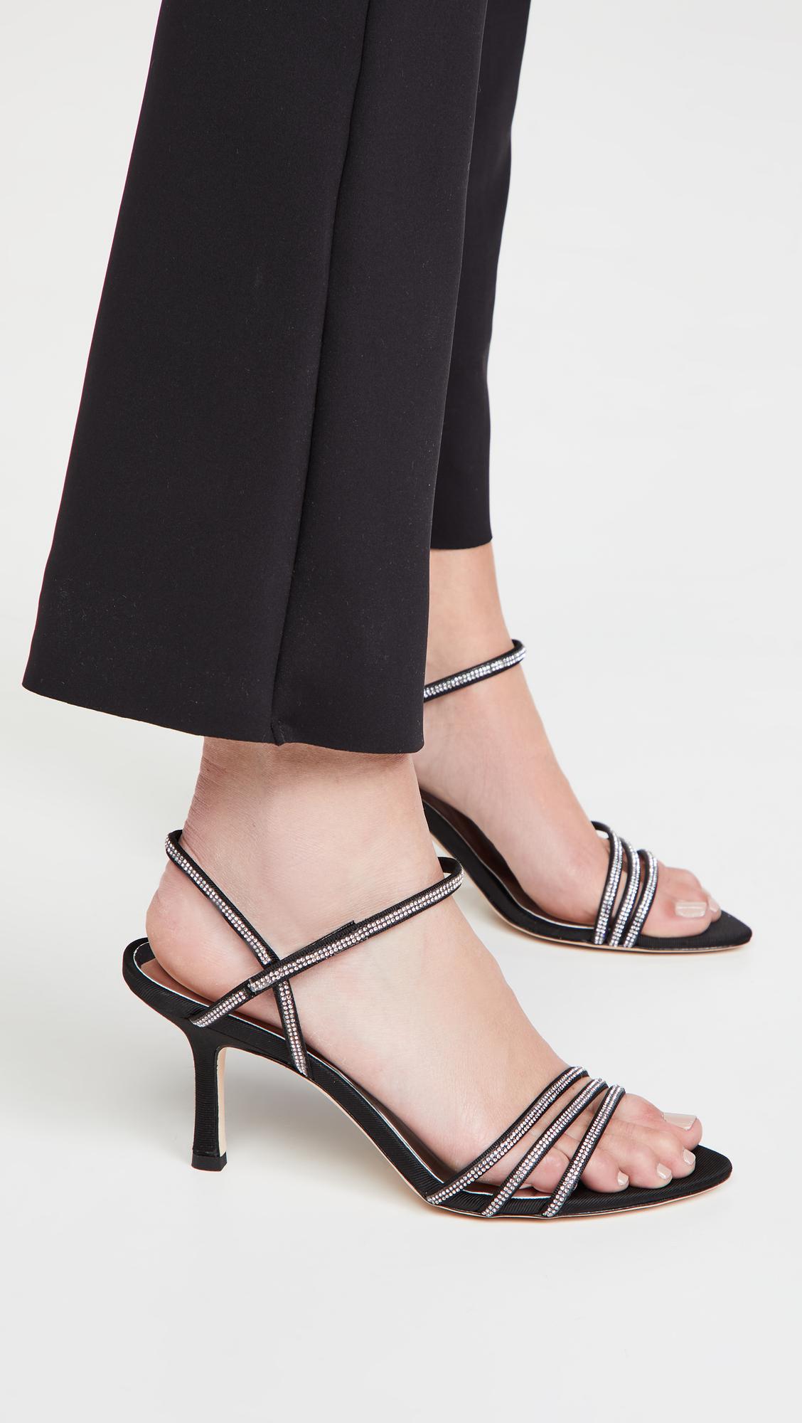 badgley mischka strappy sandals