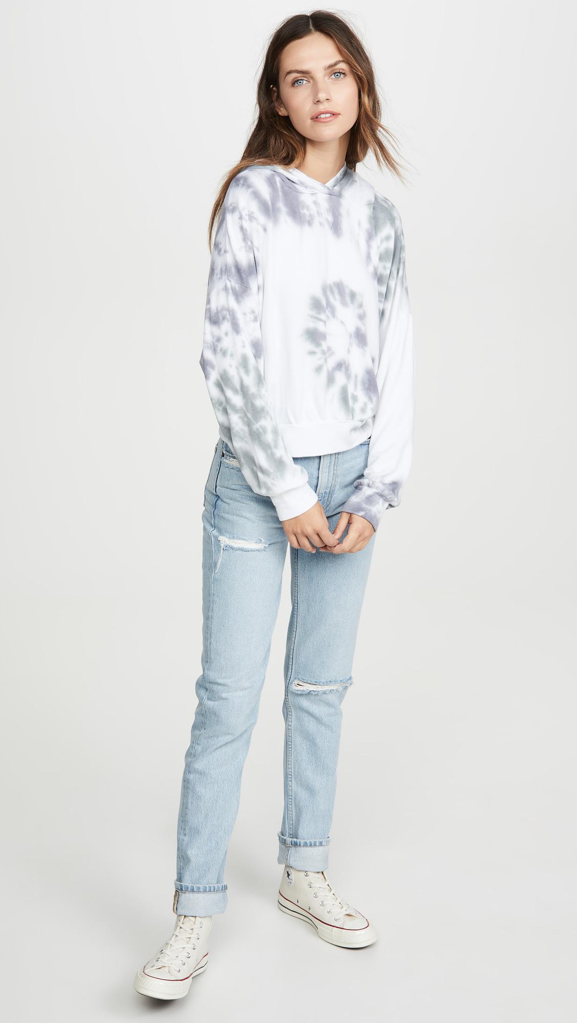 lna tie dye sweatshirt