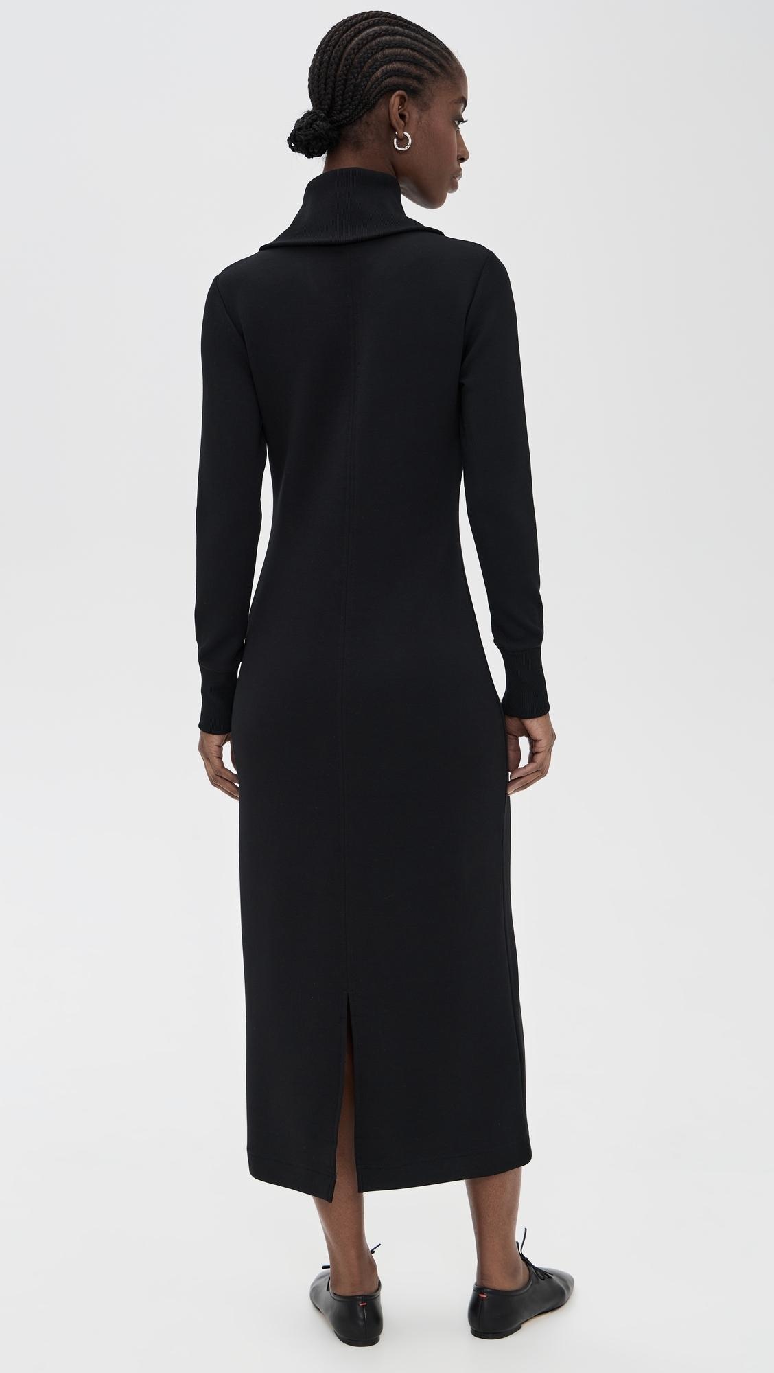 varley alexis midi dress Varley Alexis Midi Dress Black