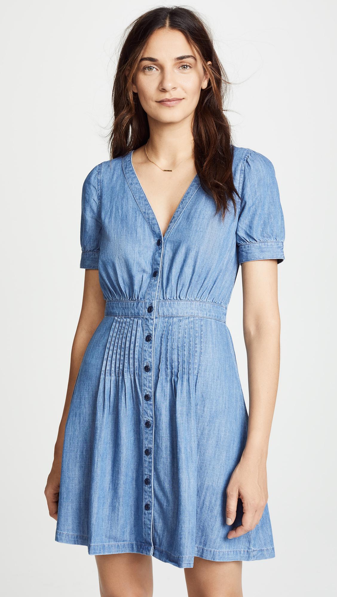 Madewell Denim Daylily Dress in Blue - Lyst