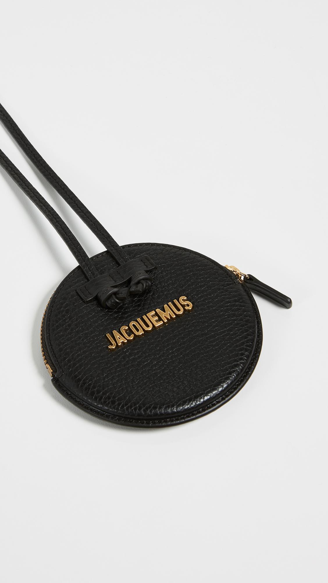 Jacquemus Le Pitchou Leather Coin Purse in Black Lyst