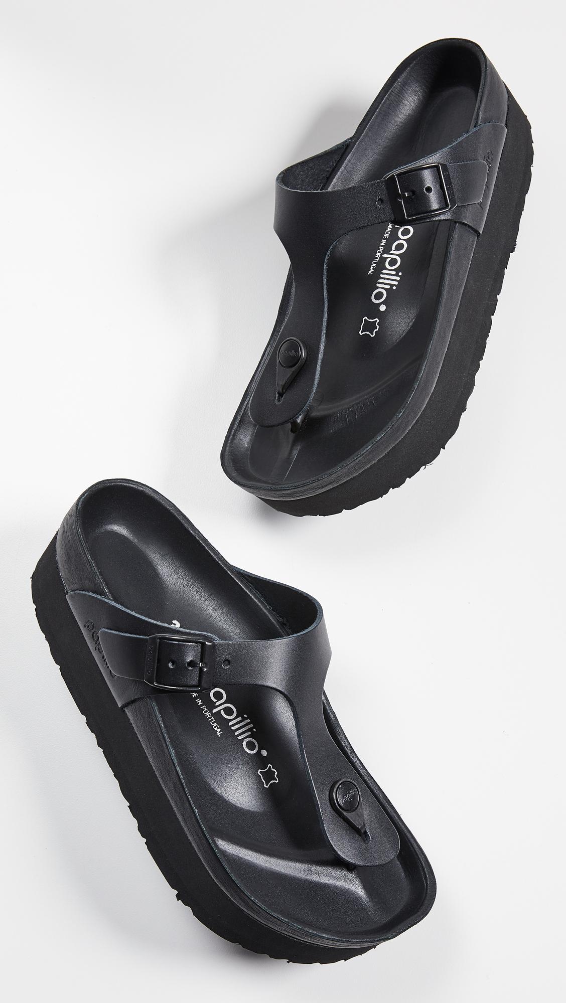Birkenstock Gizeh Platform Exquisite Sandals | Lyst